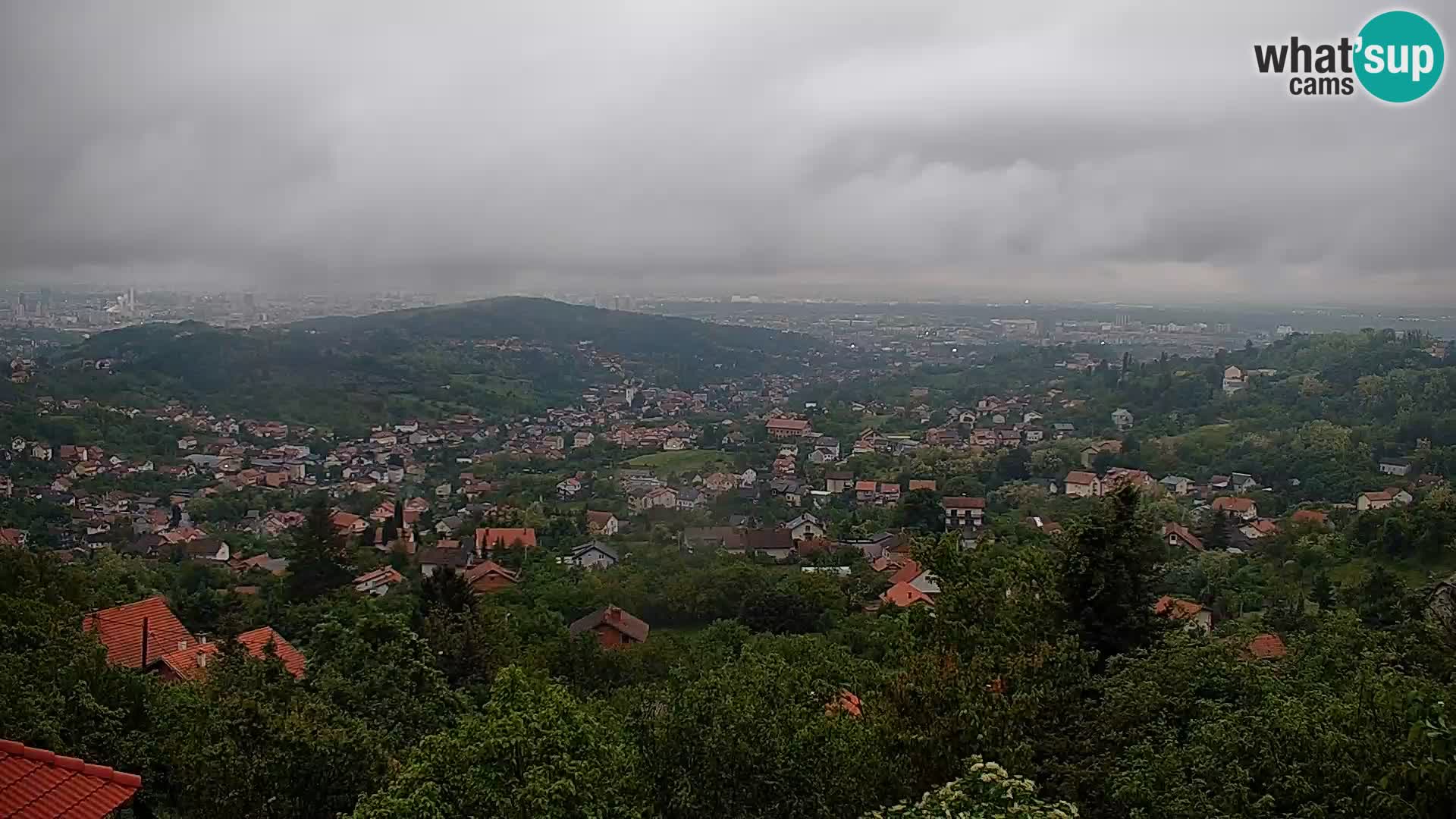 Vue panoramique de Zagreb