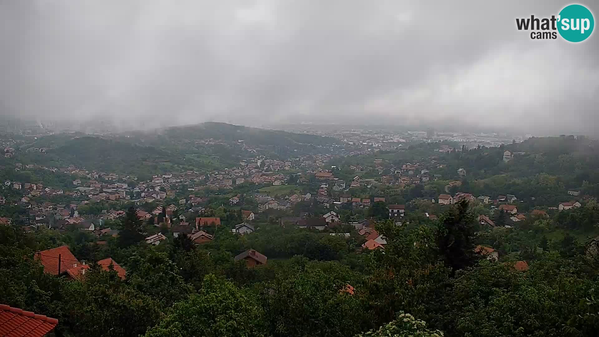 Panoramski pogled na Zagreb