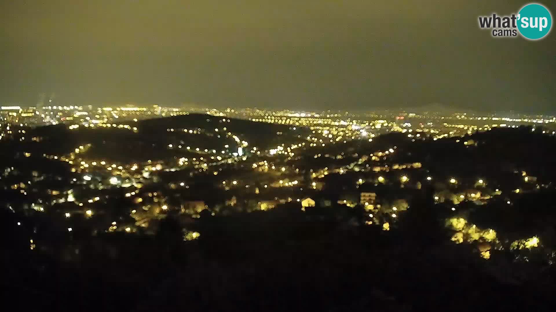 Vista panoramica di Zagabria