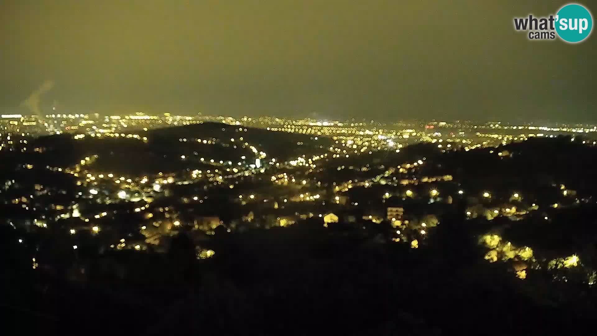 Panoramic view of Zagreb