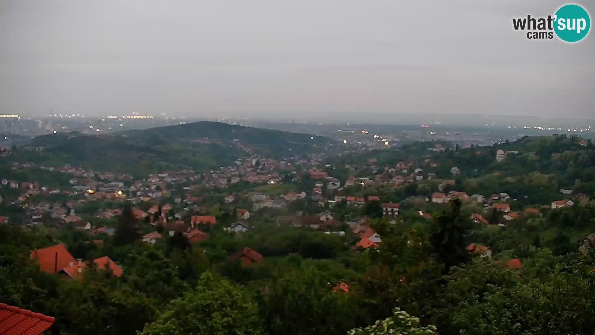 Panoramablick von Zagreb