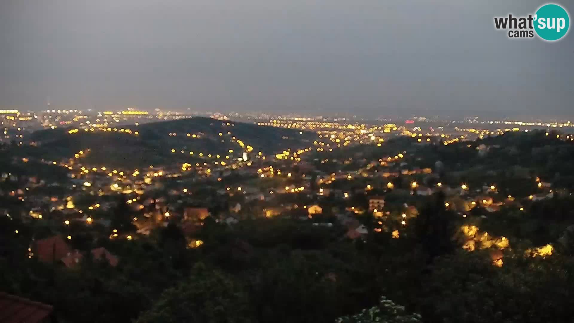 Vue panoramique de Zagreb