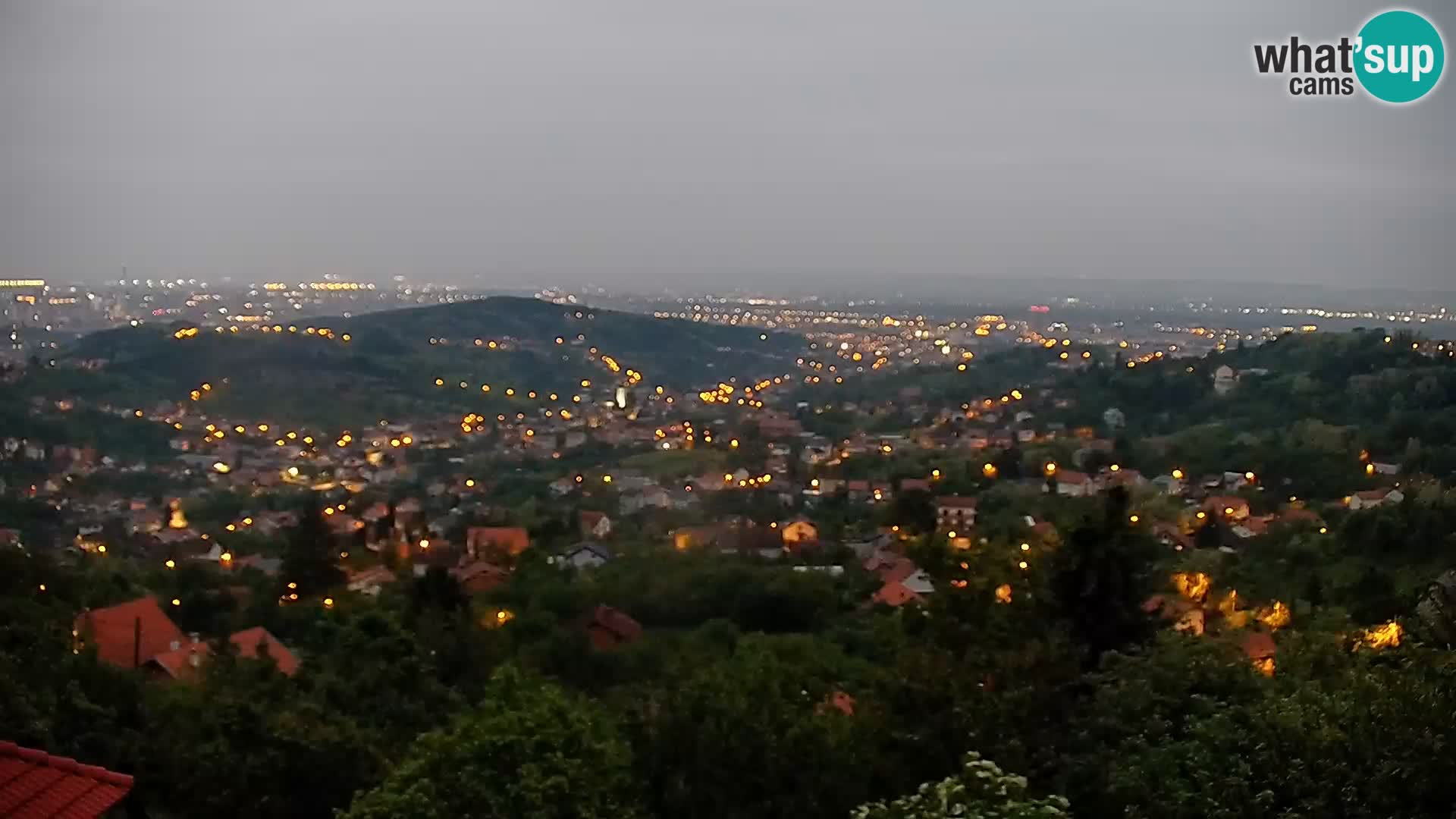 Panoramski pogled na Zagreb
