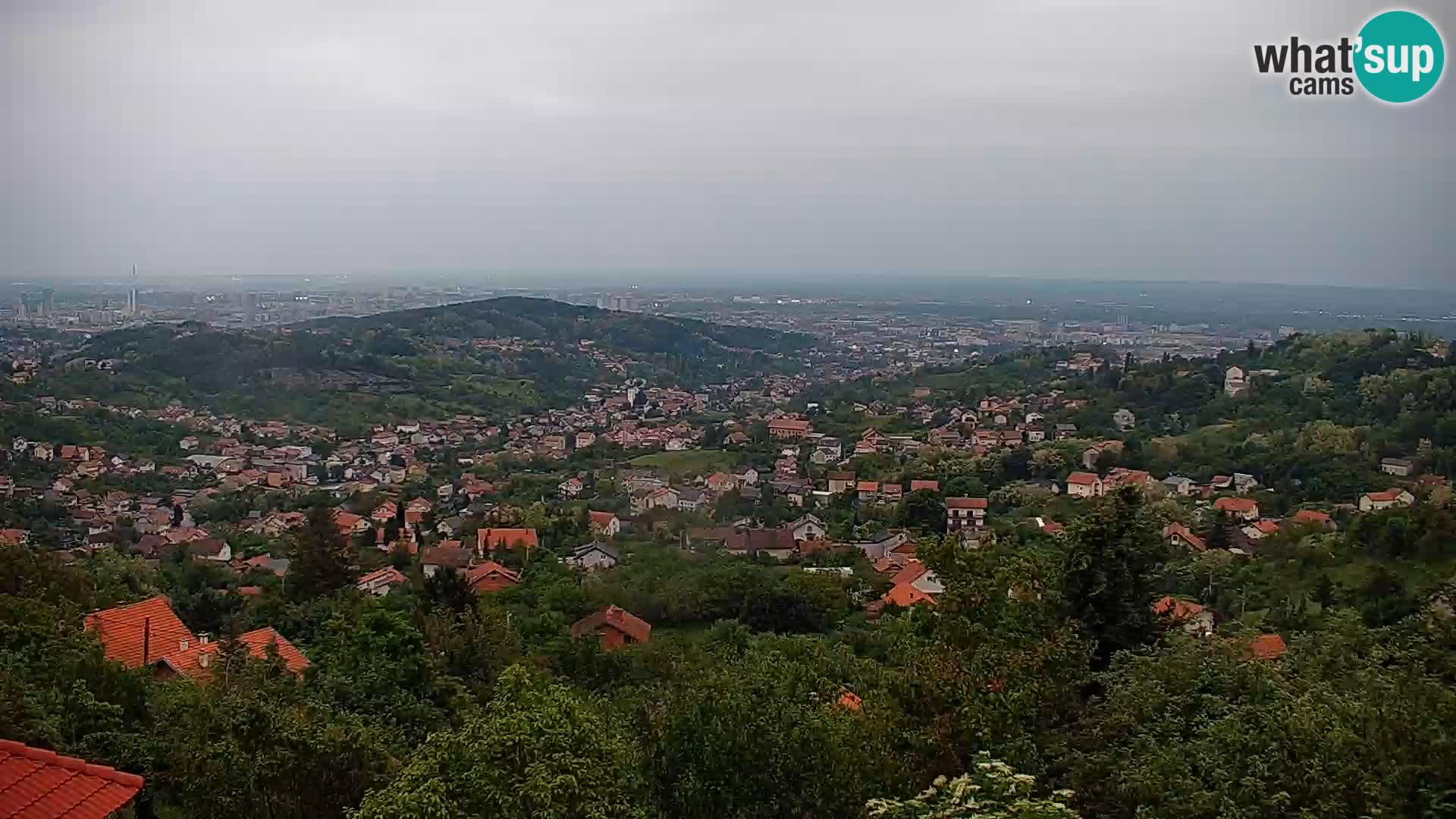 Panoramablick von Zagreb