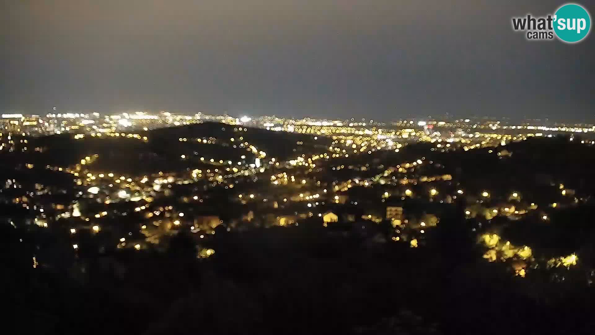 Vista panoramica di Zagabria