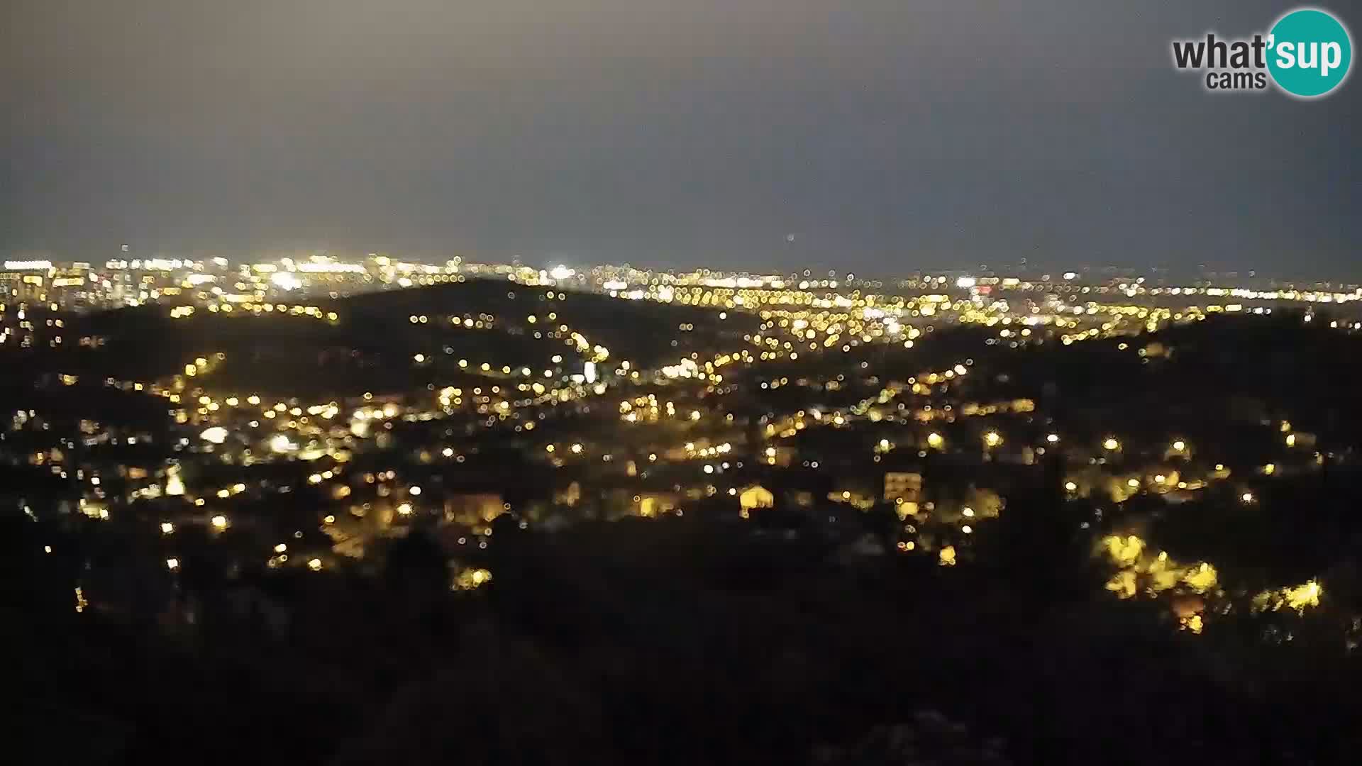Vista panoramica di Zagabria