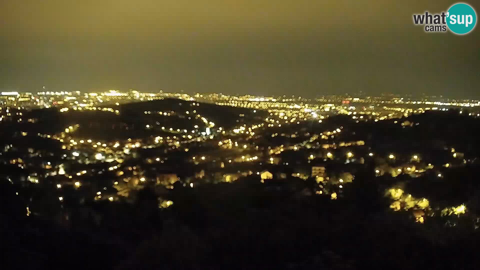 Vista panoramica di Zagabria