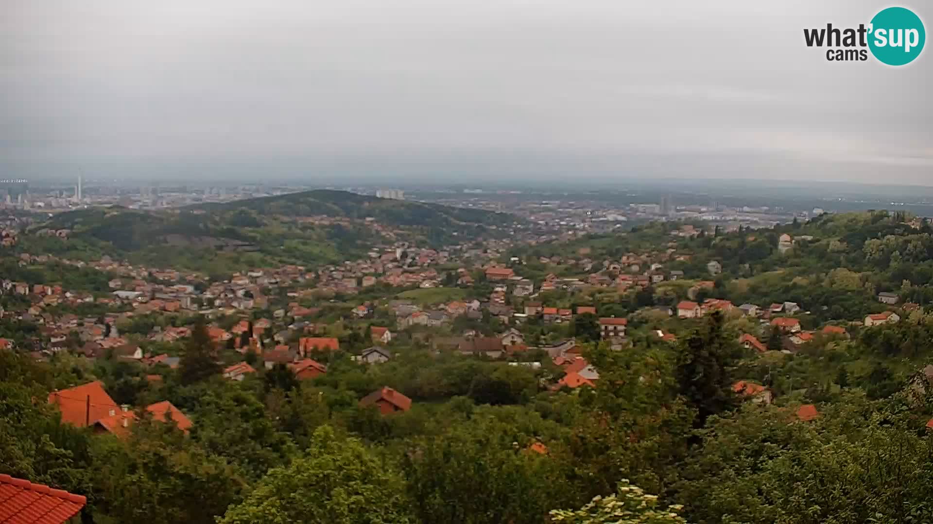 Panoramski pogled na Zagreb