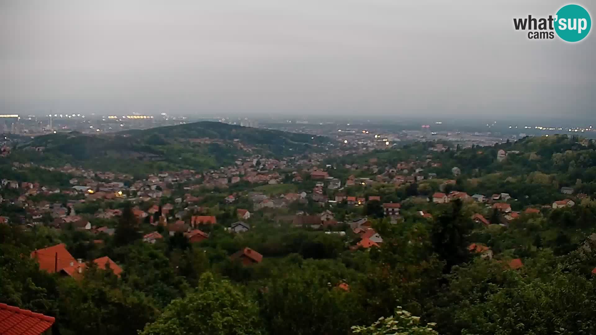 Vista panorámica de Zagreb