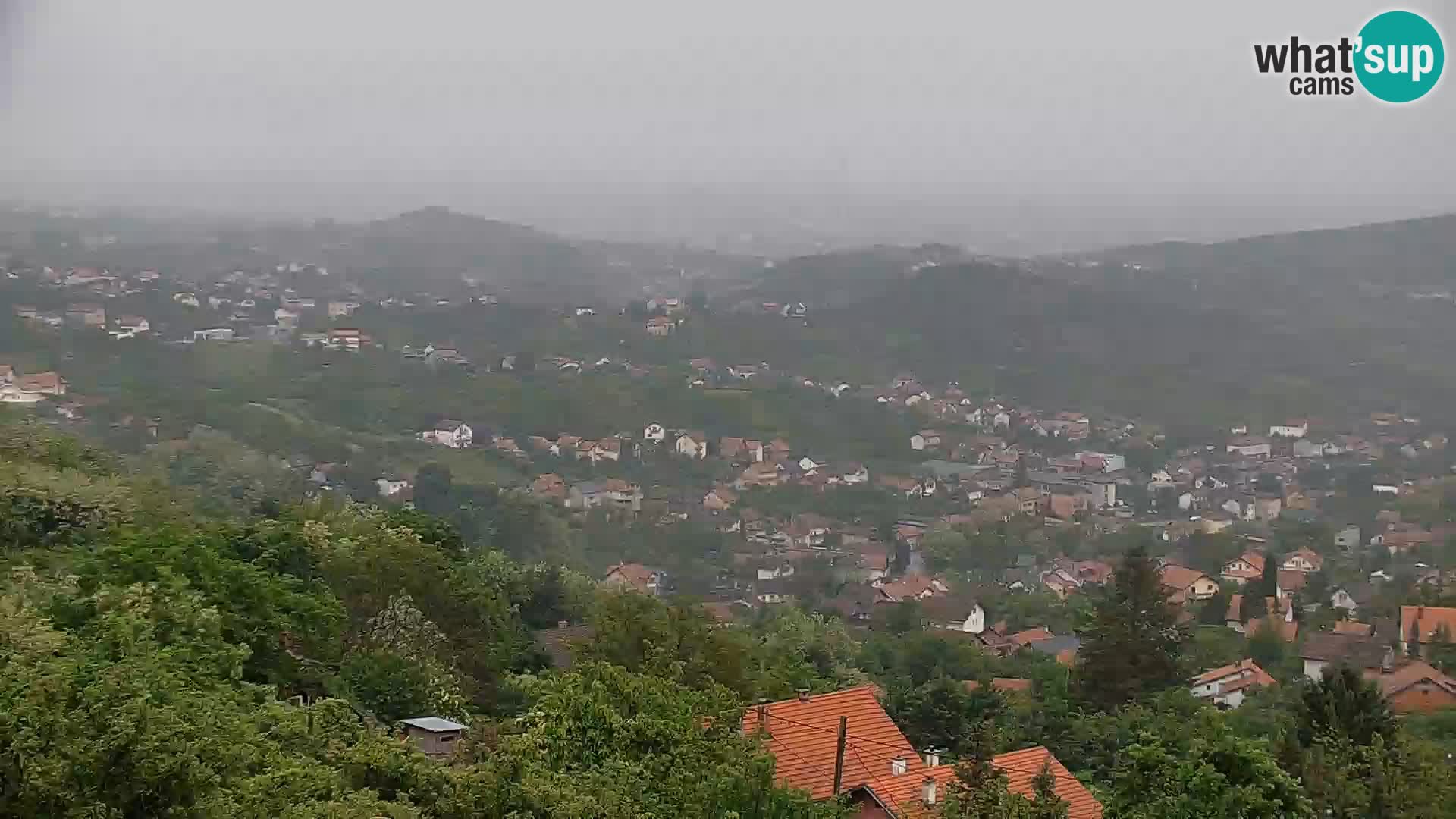 Panoramski pogled na Zagreb