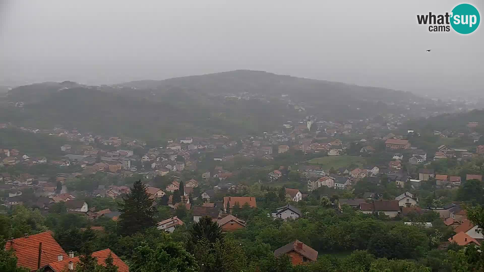 Vista panoramica di Zagabria