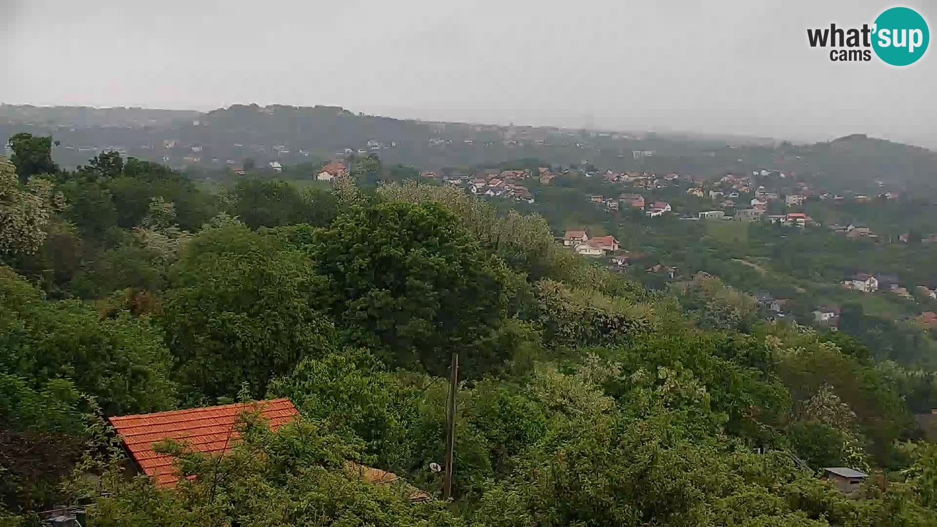 Panoramski pogled na Zagreb
