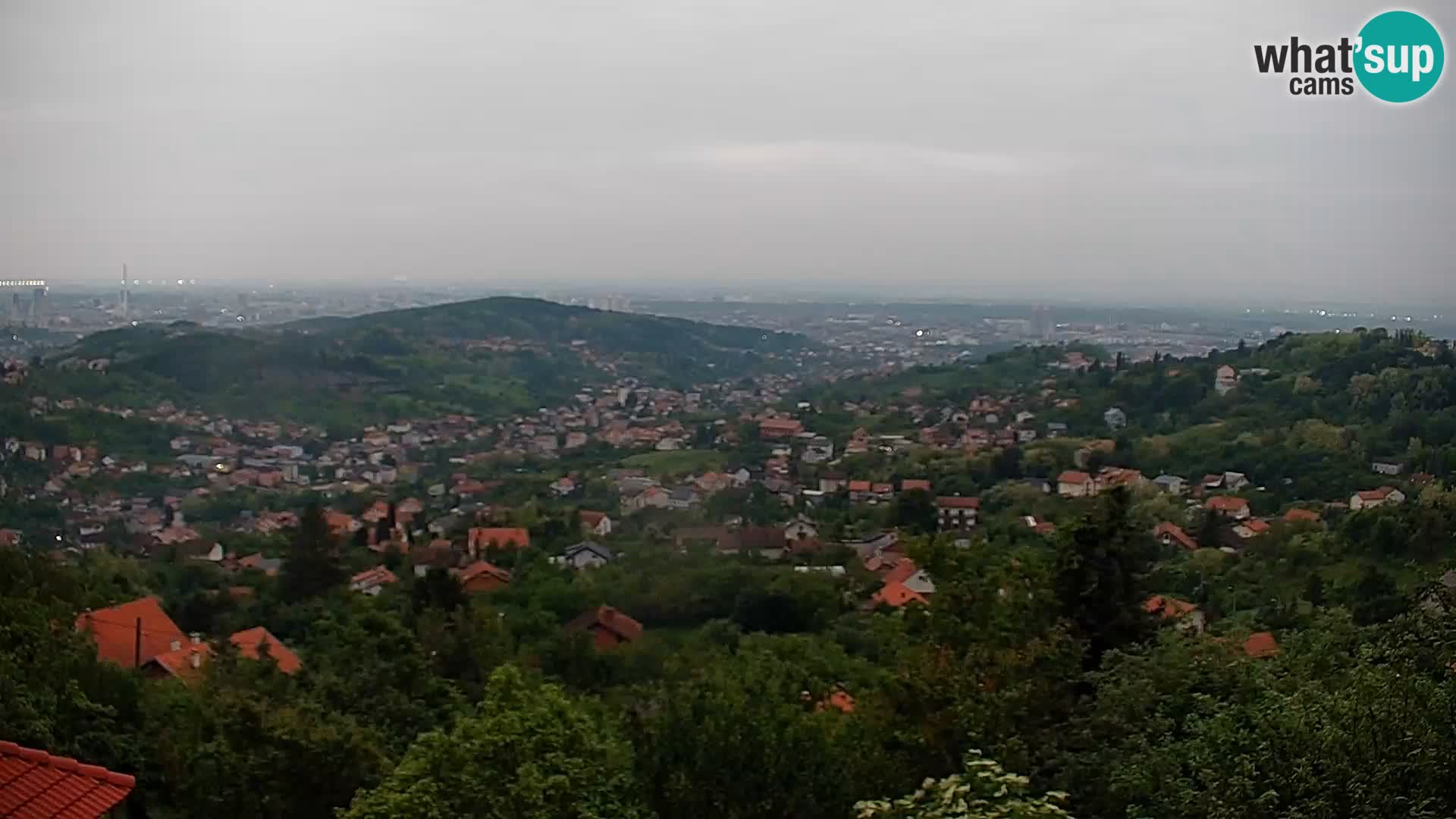 Vue panoramique de Zagreb