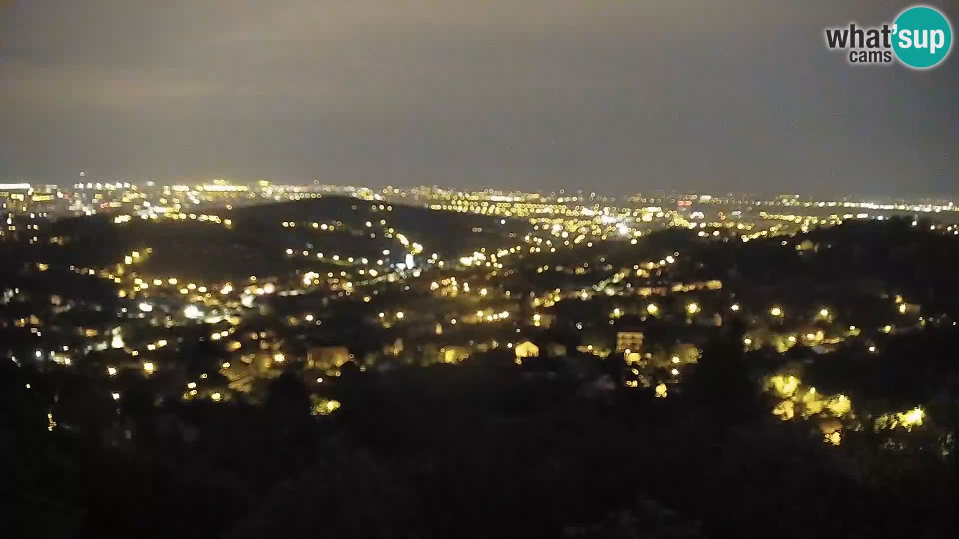 Vista panoramica di Zagabria