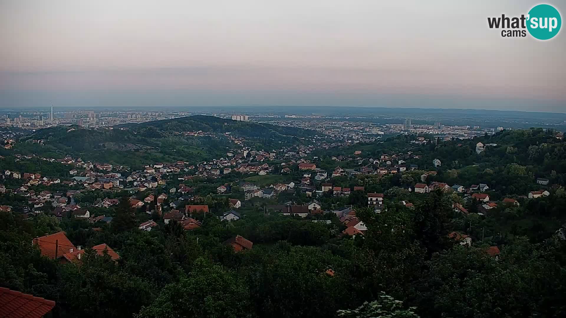 Panoramski pogled na Zagreb