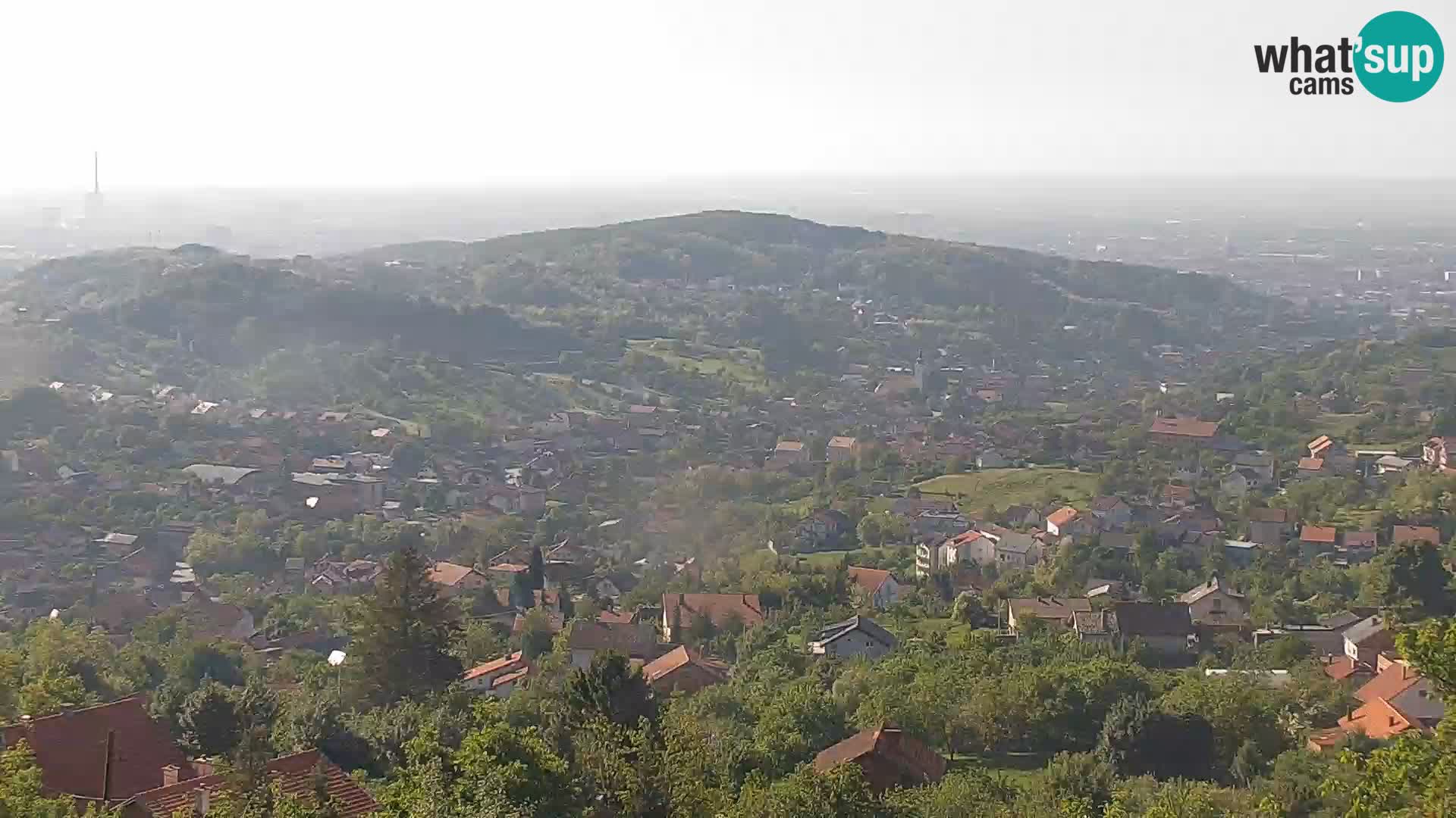 Panoramski pogled na Zagreb