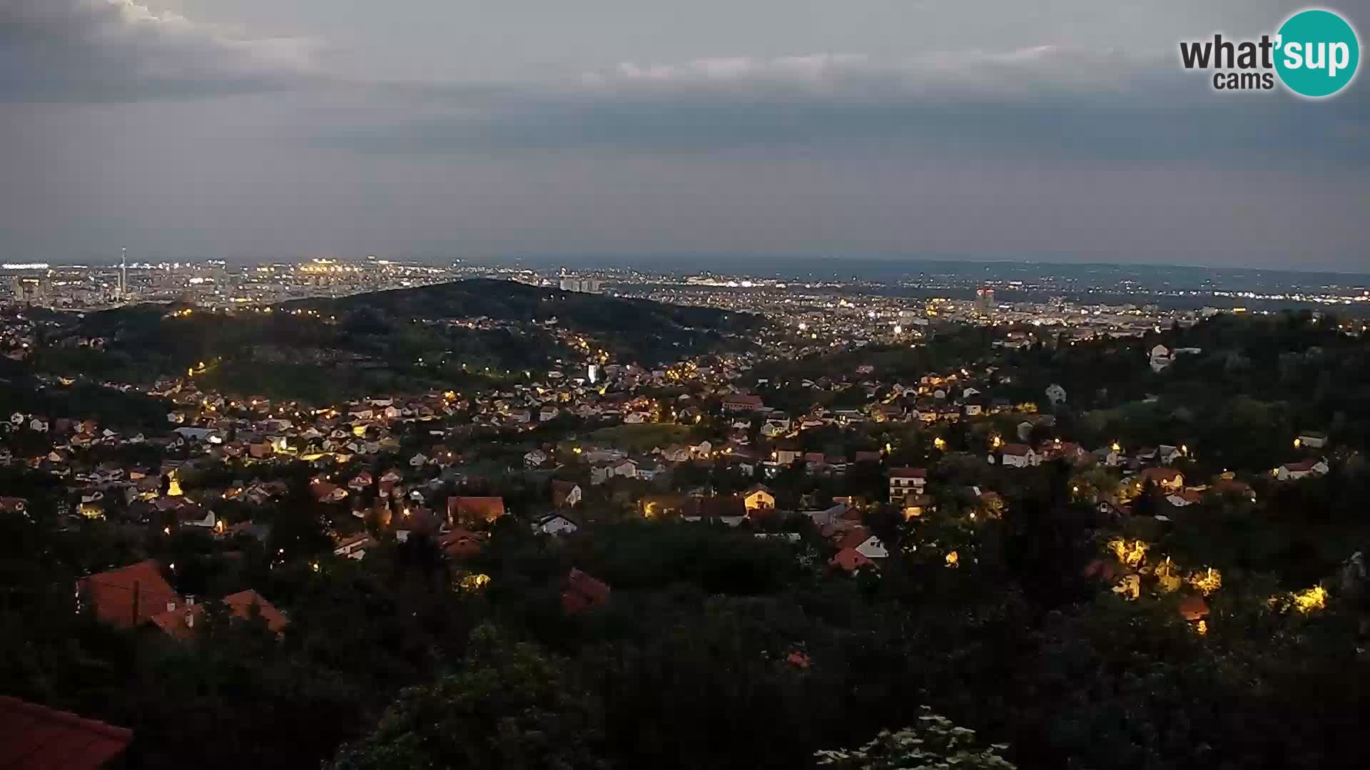 Panoramablick von Zagreb