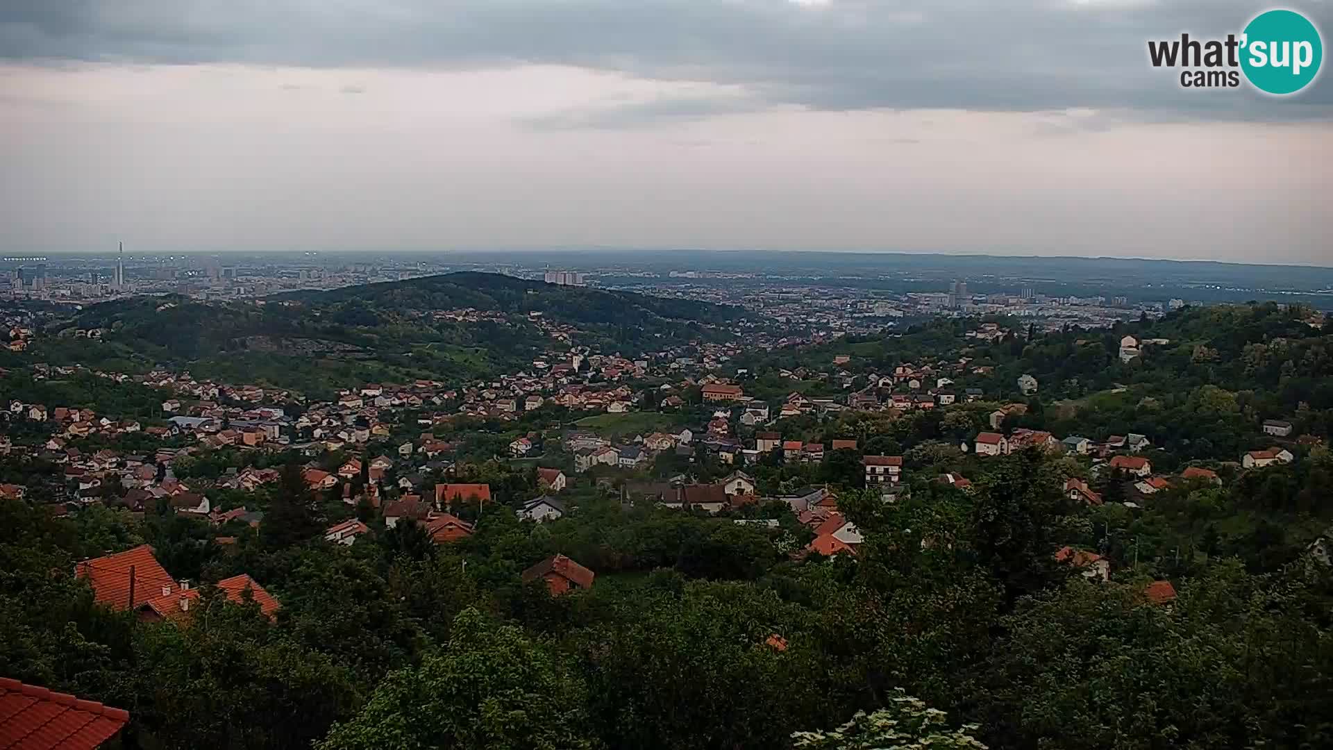 Panoramski pogled na Zagreb