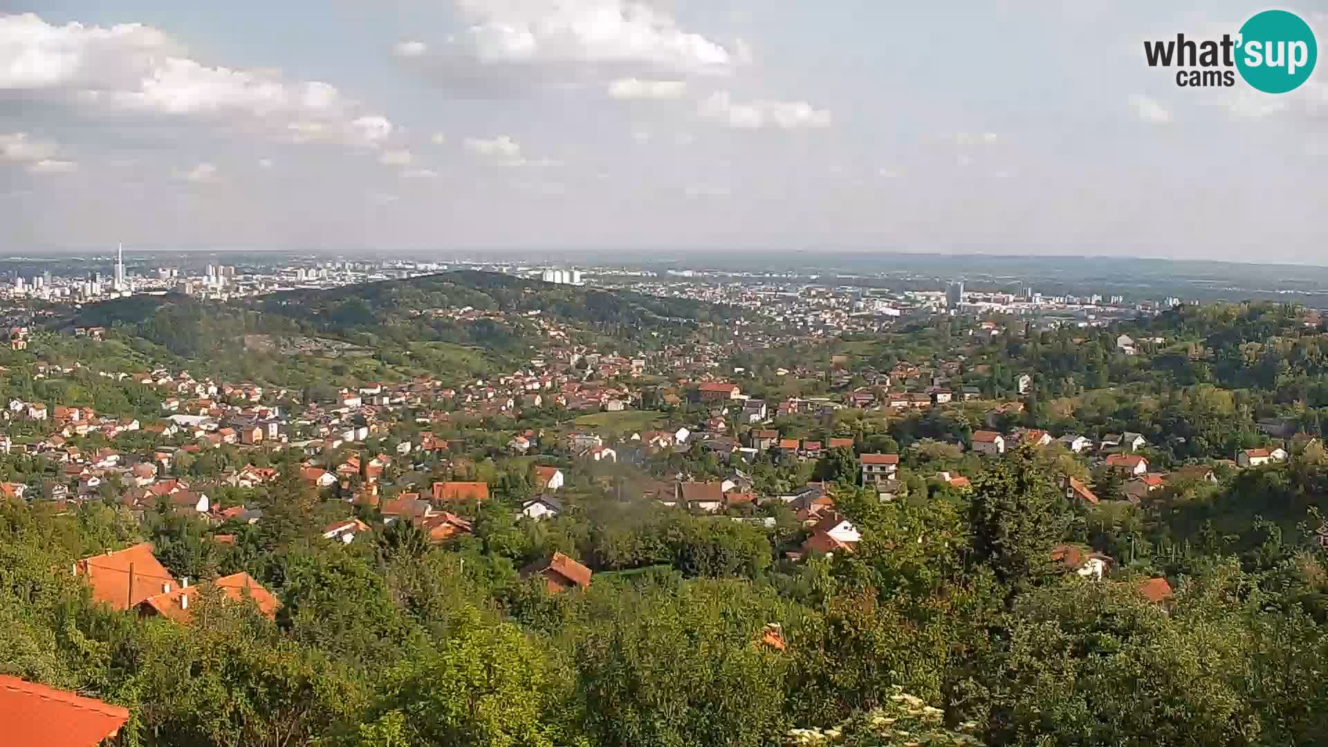 Vue panoramique de Zagreb