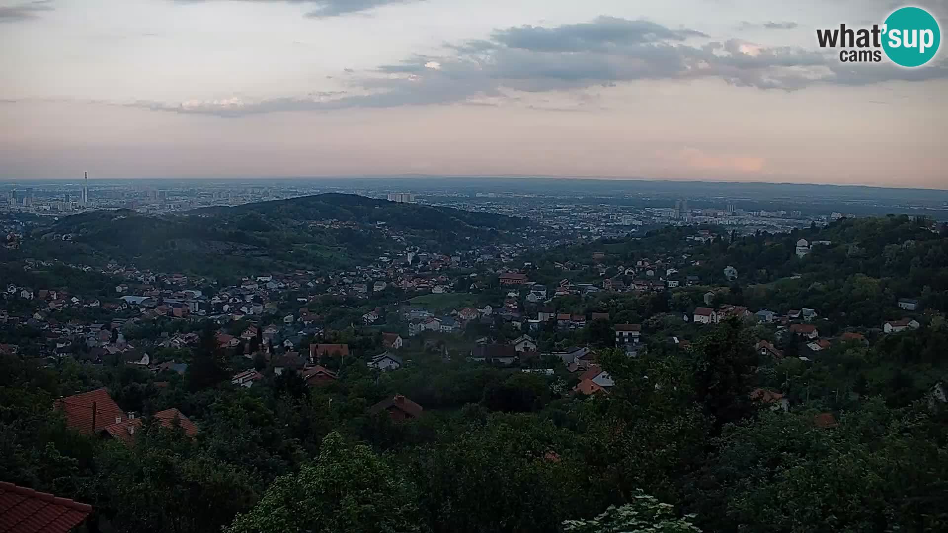 Vista panorámica de Zagreb