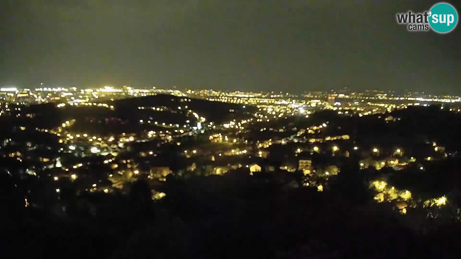 Vista panoramica di Zagabria