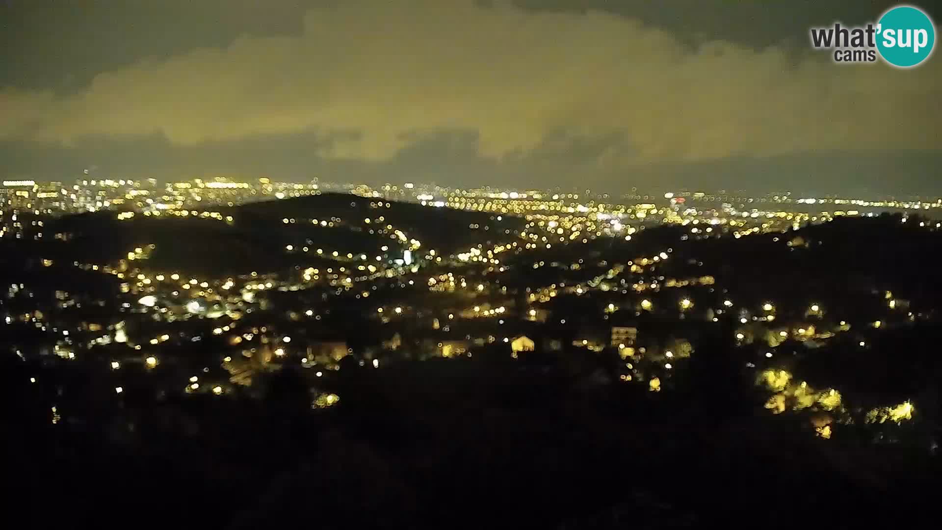 Vista panoramica di Zagabria