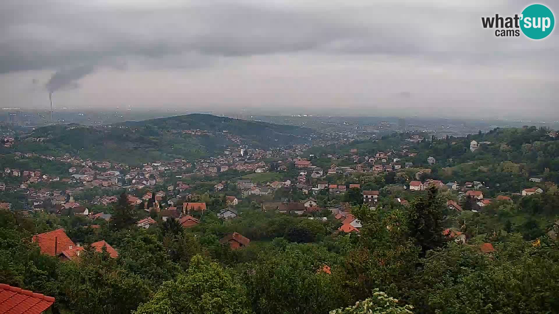 Panoramic view of Zagreb