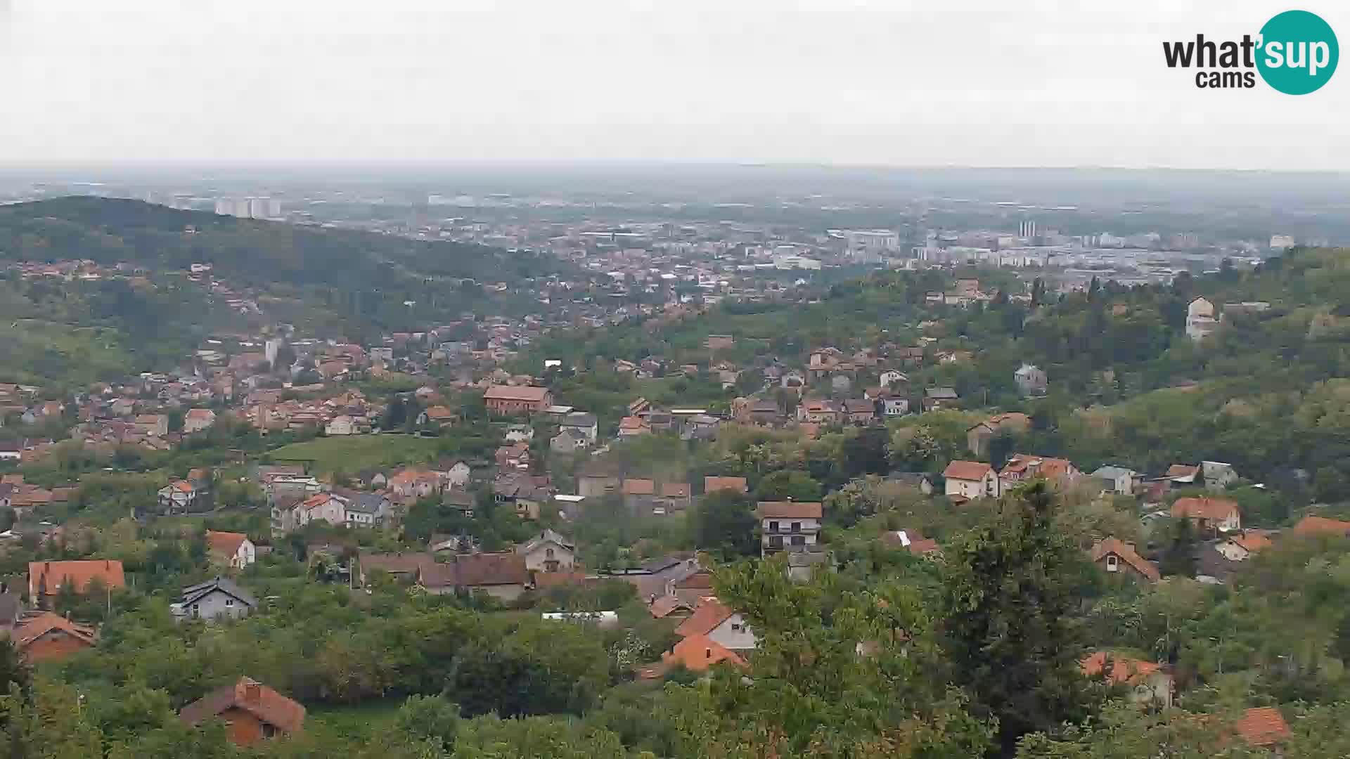 Panoramic view of Zagreb