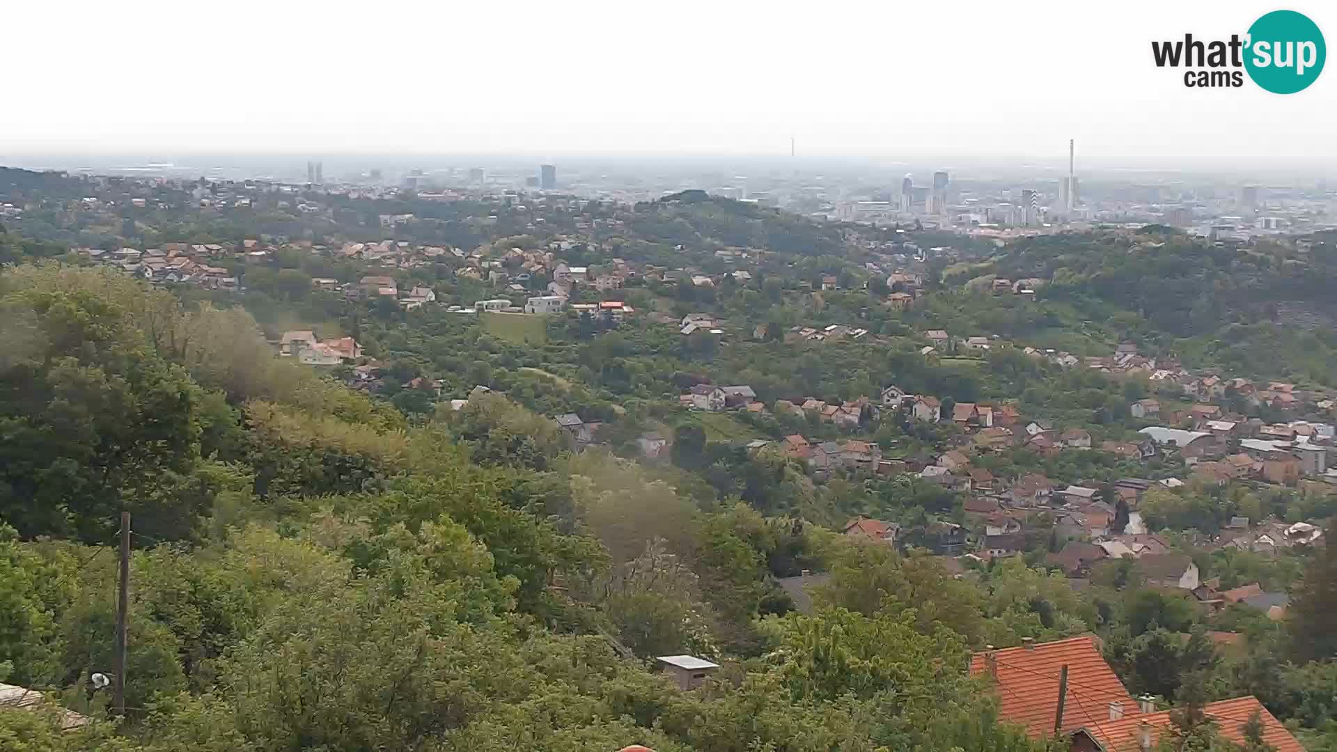 Panoramski pogled na Zagreb