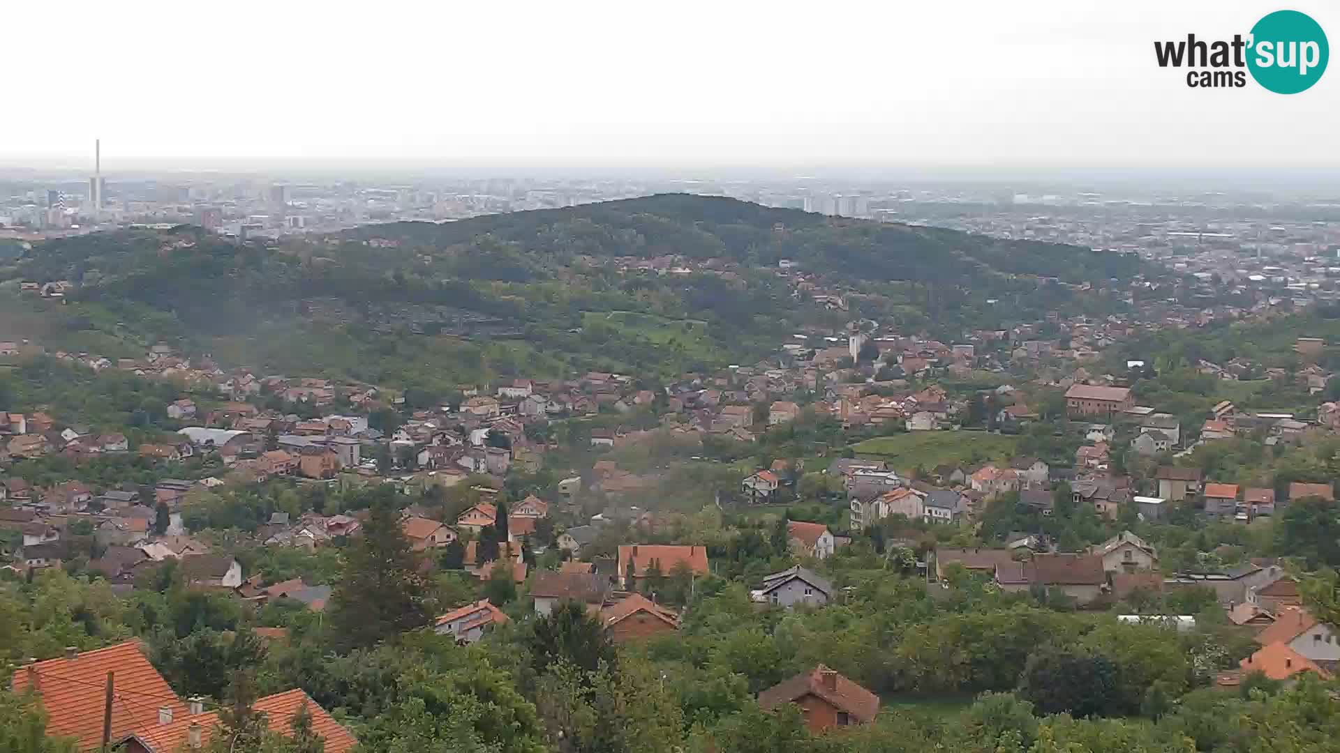 Panoramski pogled na Zagreb