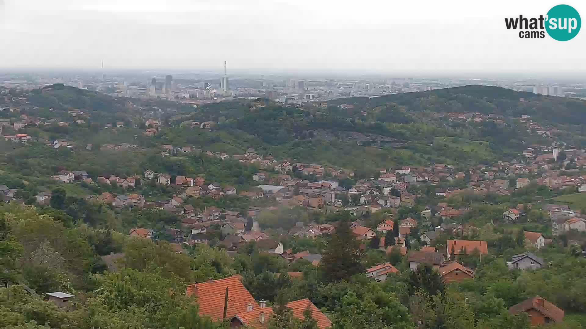 Panoramic view of Zagreb