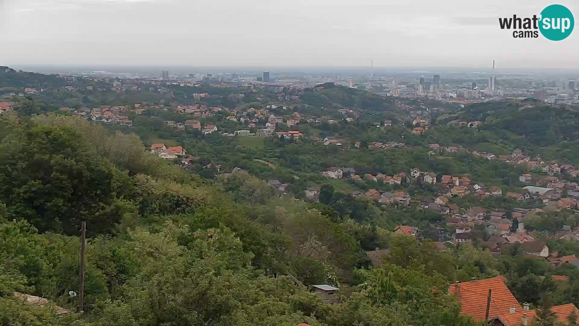 Panoramski pogled na Zagreb