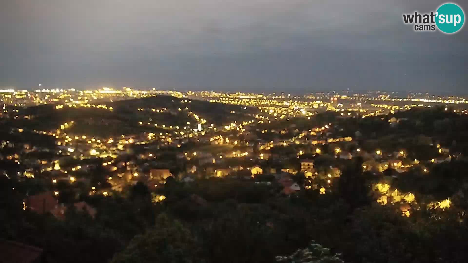 Panoramic view of Zagreb
