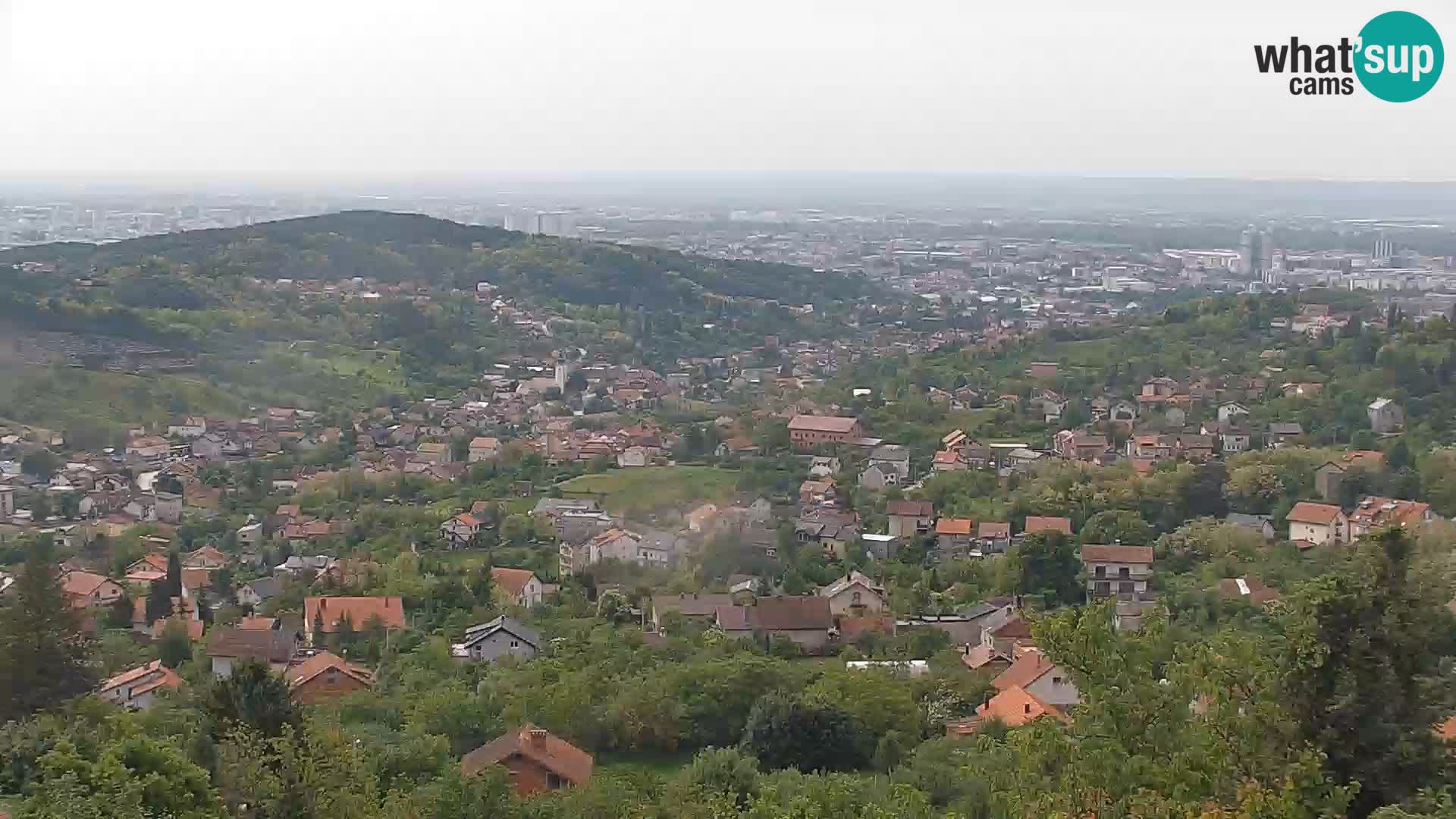 Vue panoramique de Zagreb