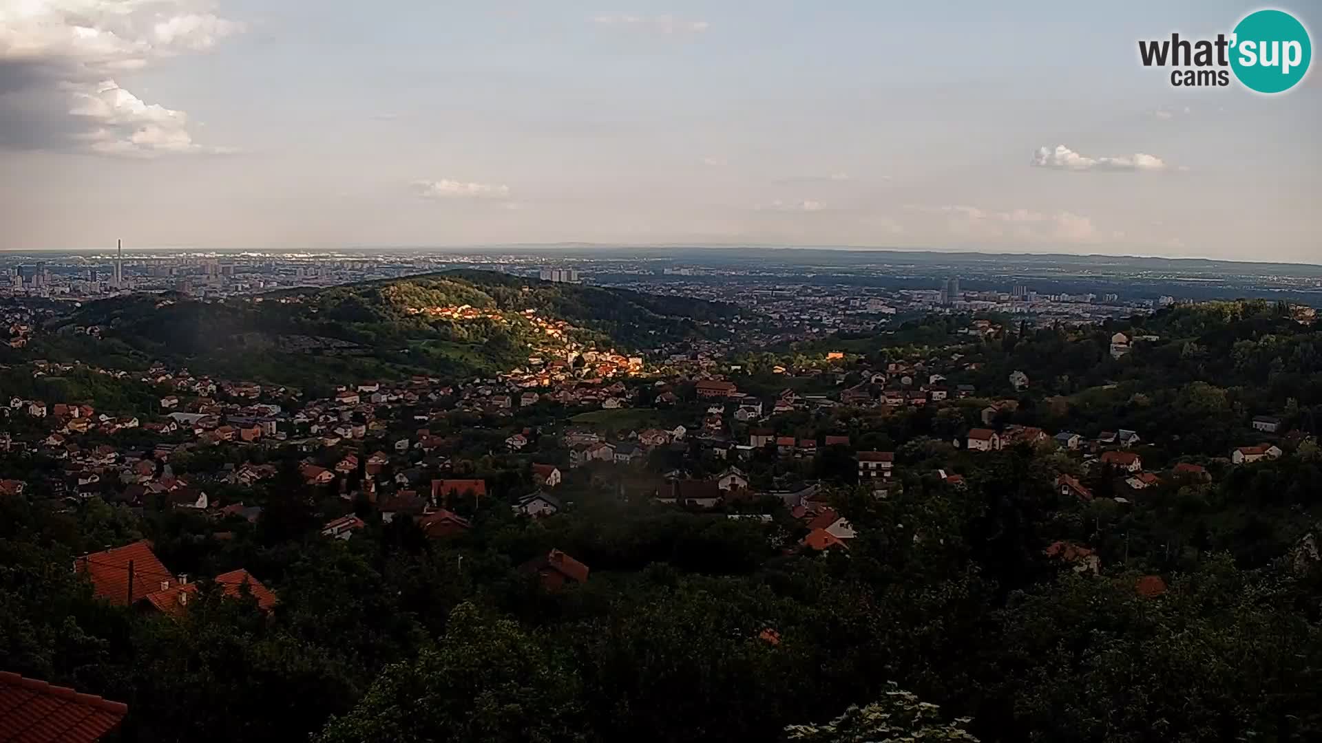 Panoramablick von Zagreb
