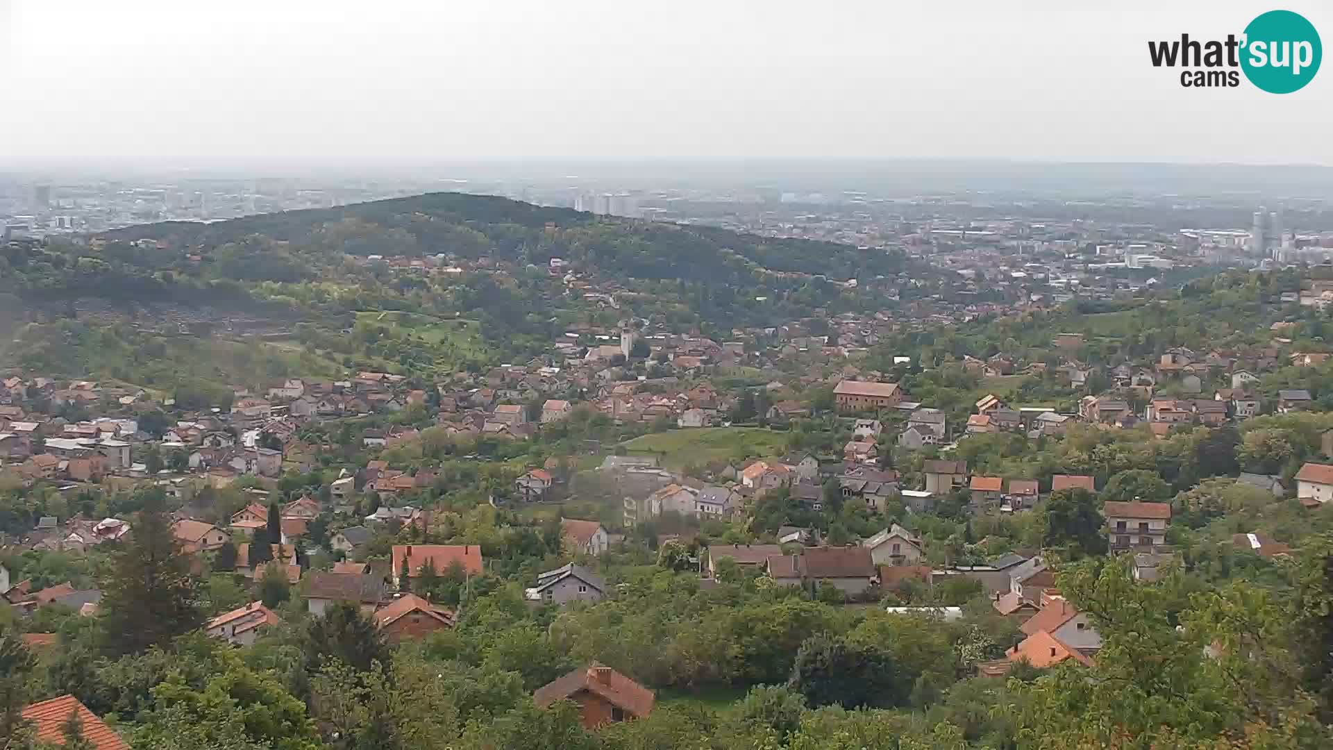Panoramablick von Zagreb