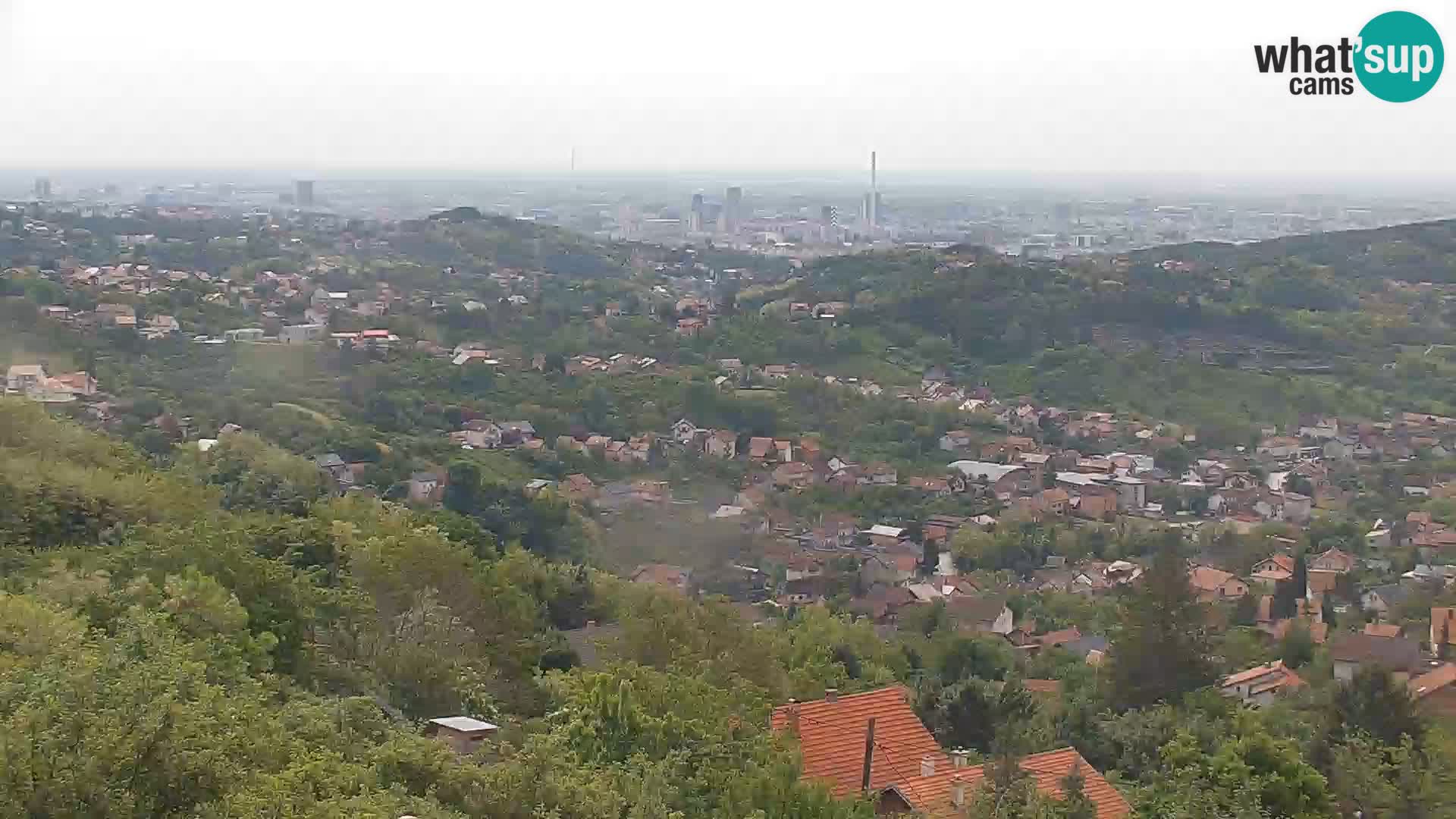 Panoramski pogled na Zagreb