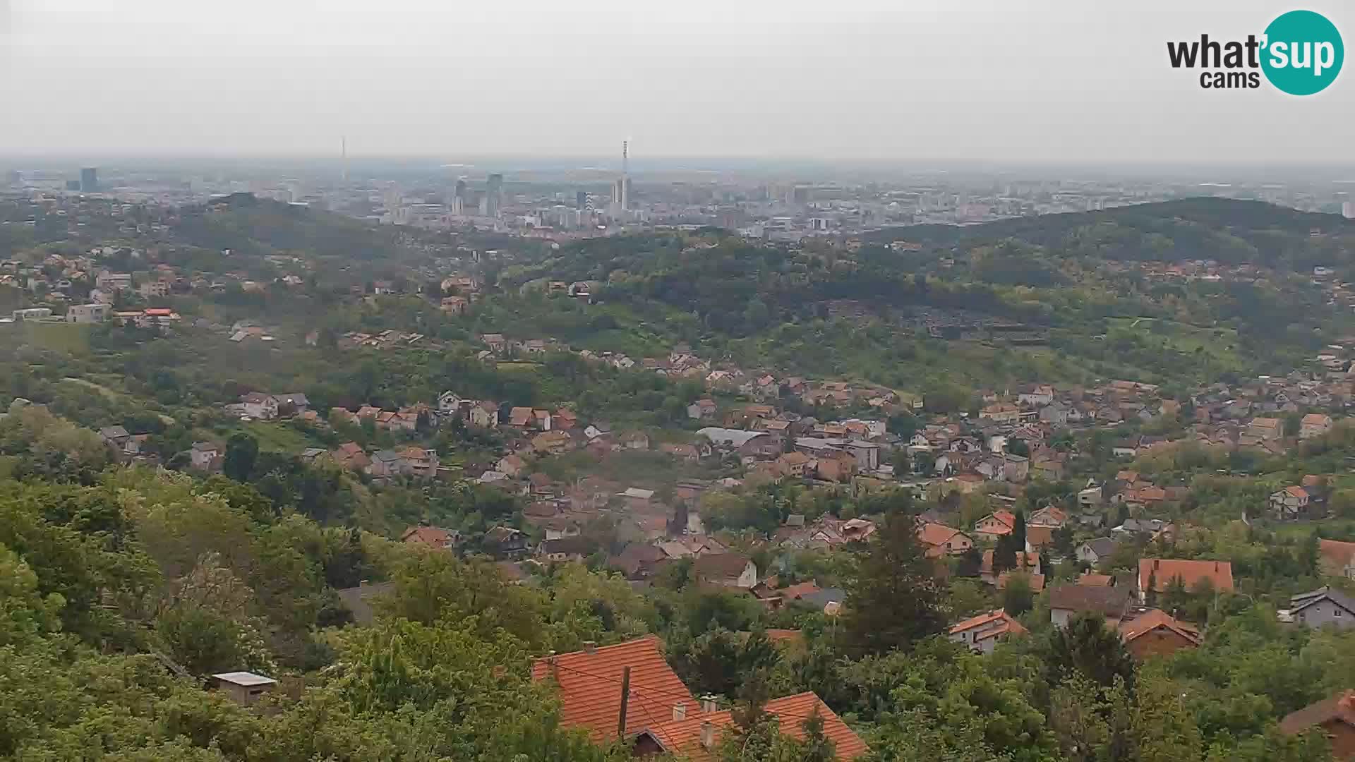 Panoramski pogled na Zagreb