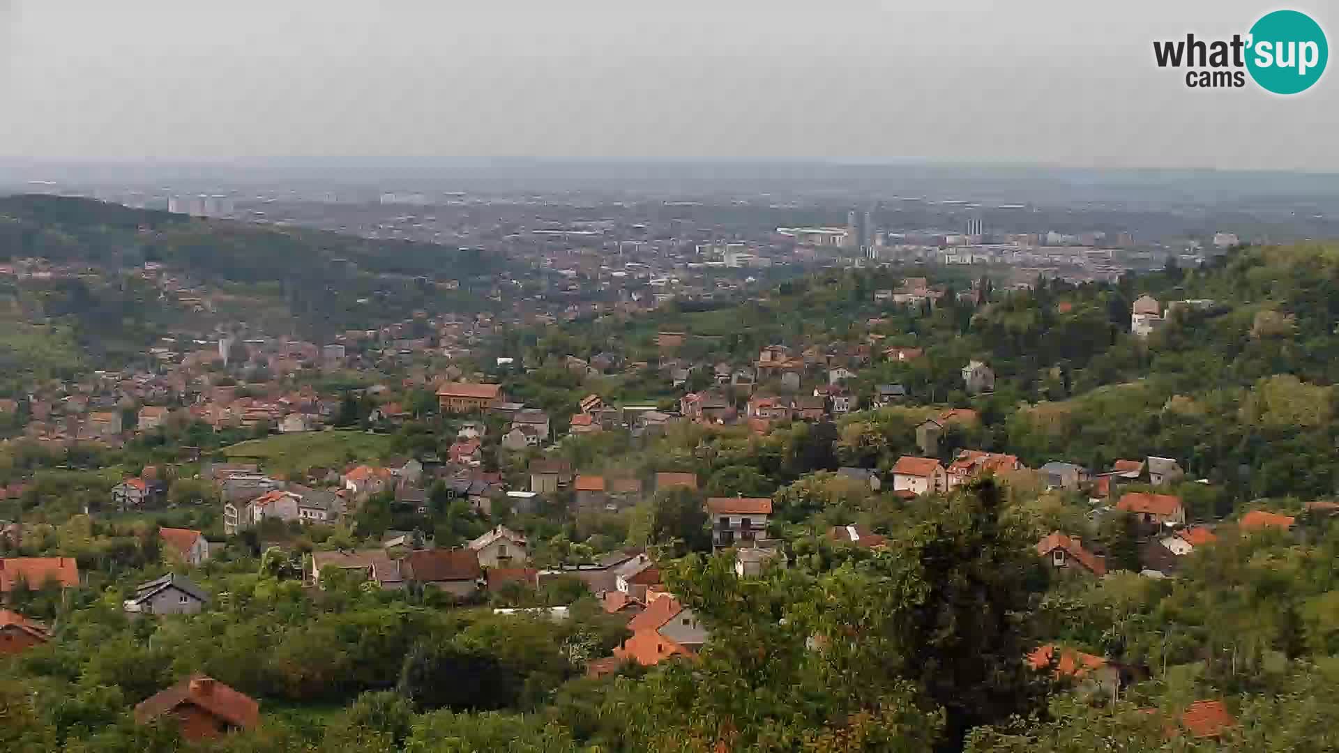 Panoramic view of Zagreb