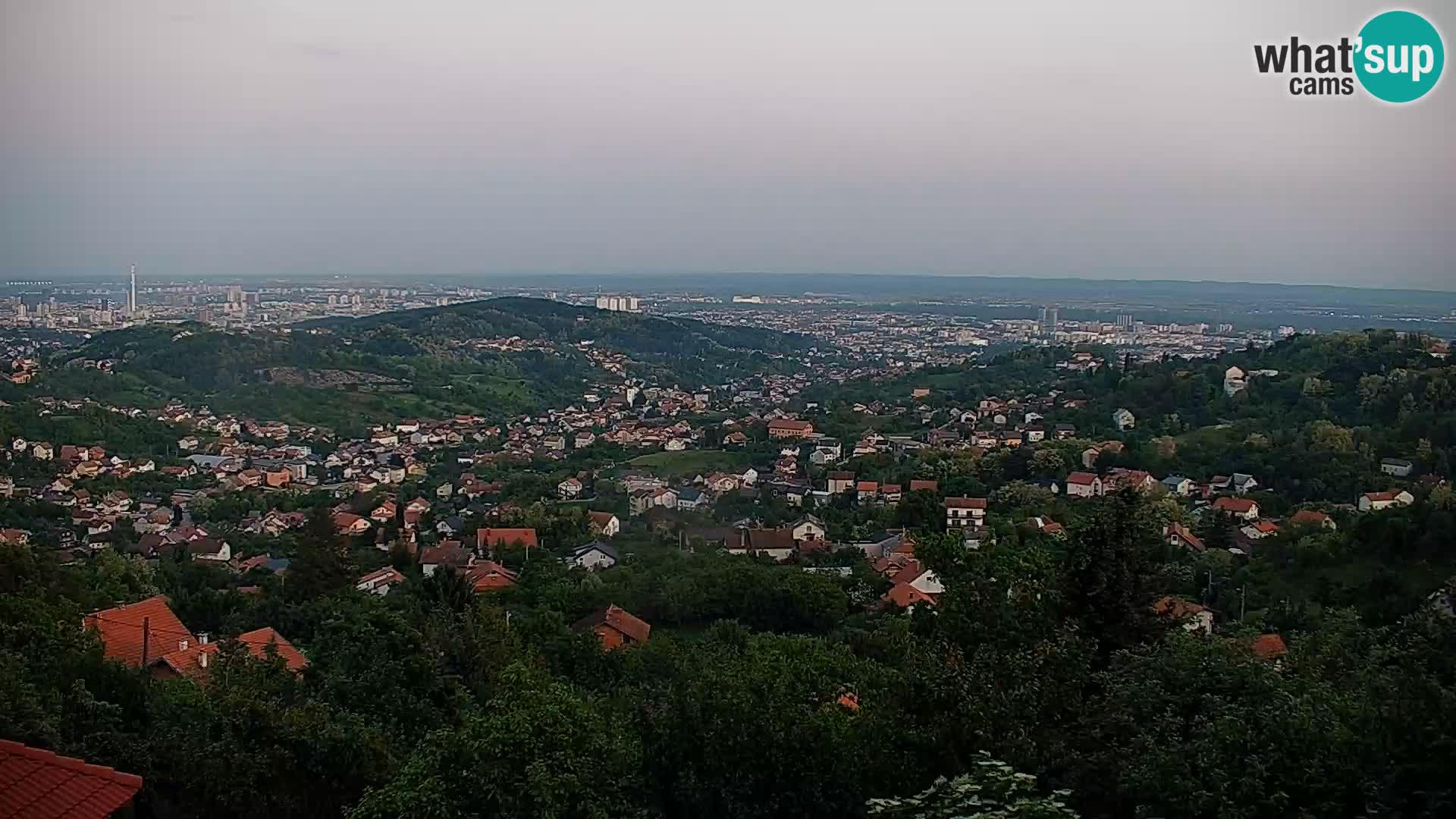Panoramski pogled na Zagreb