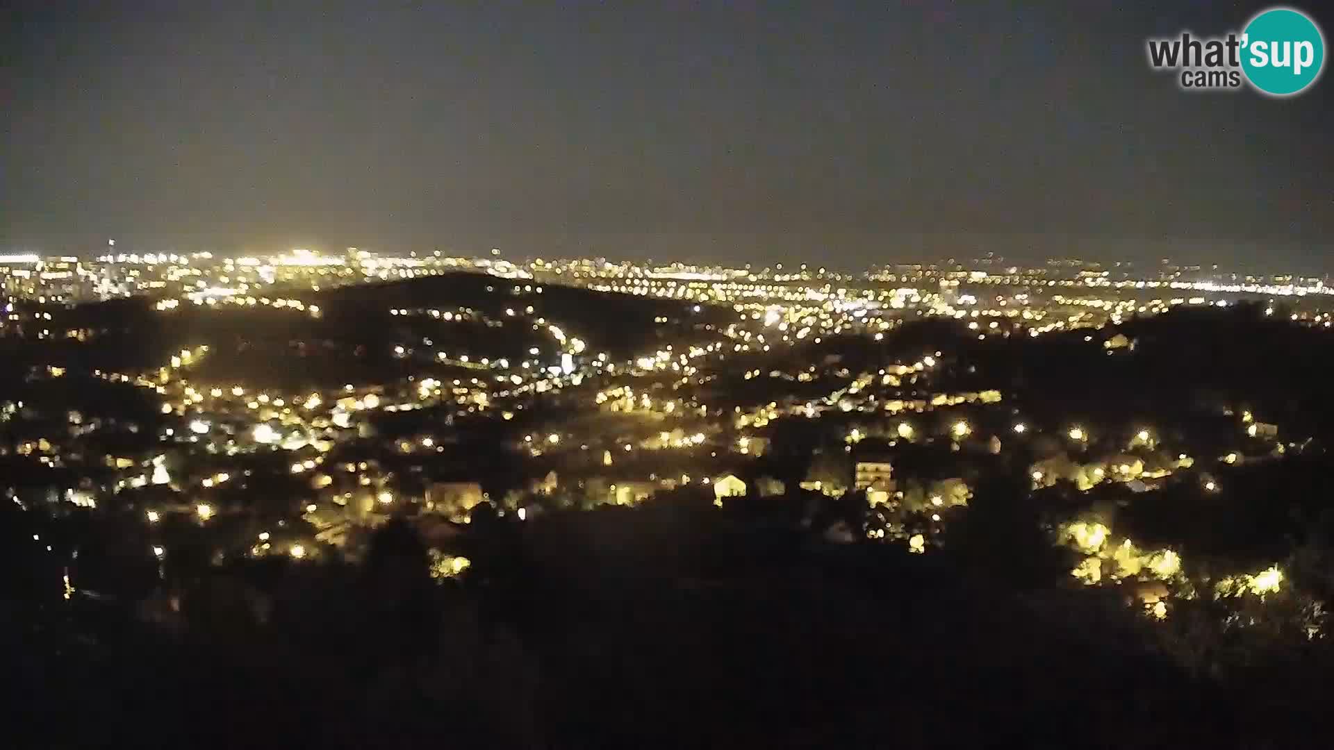 Vista panoramica di Zagabria