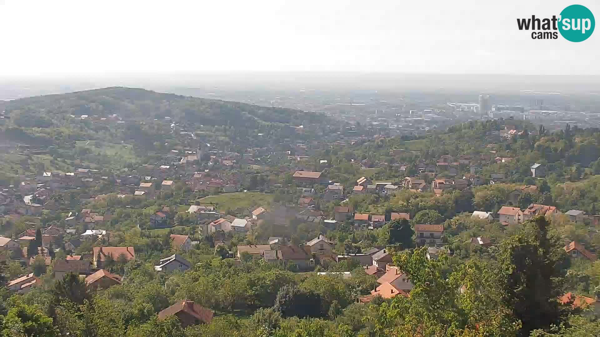 Panoramic view of Zagreb