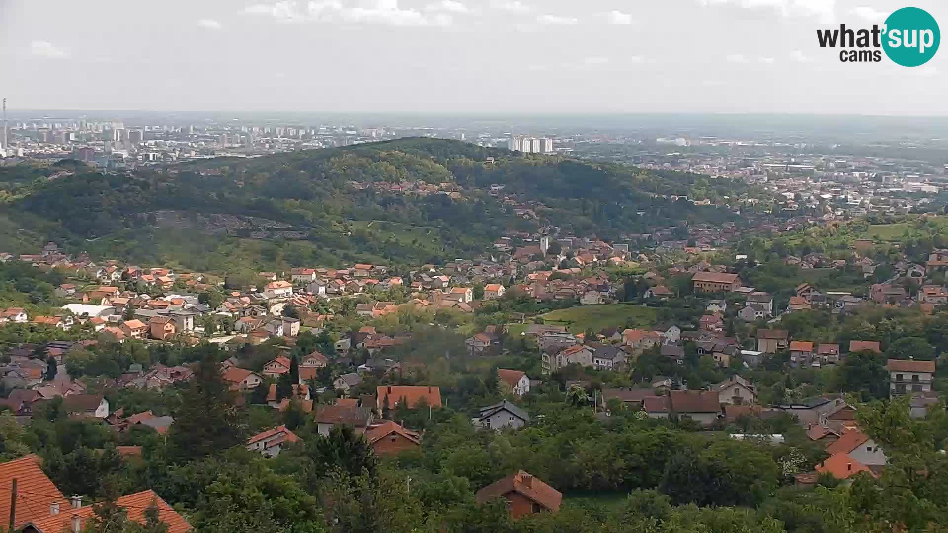 Vue panoramique de Zagreb