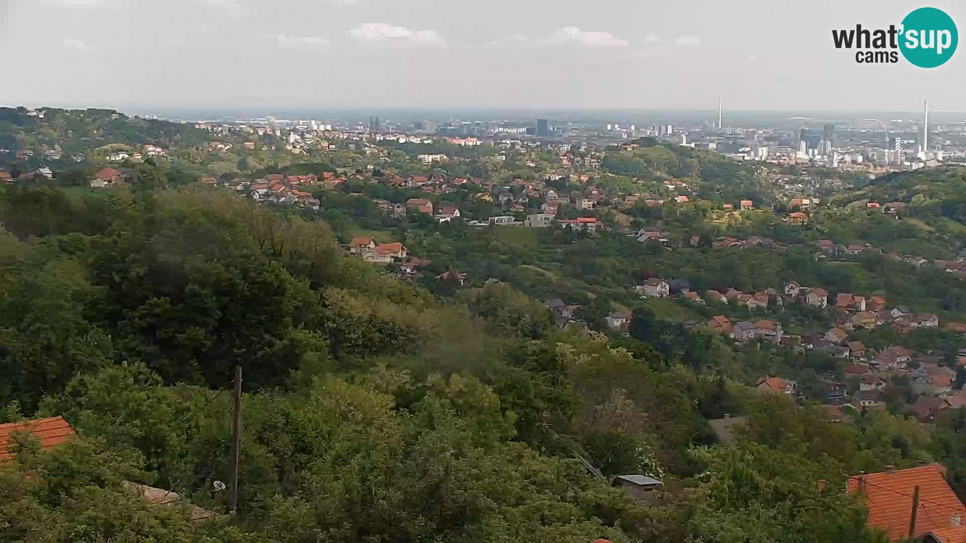 Panoramski pogled na Zagreb