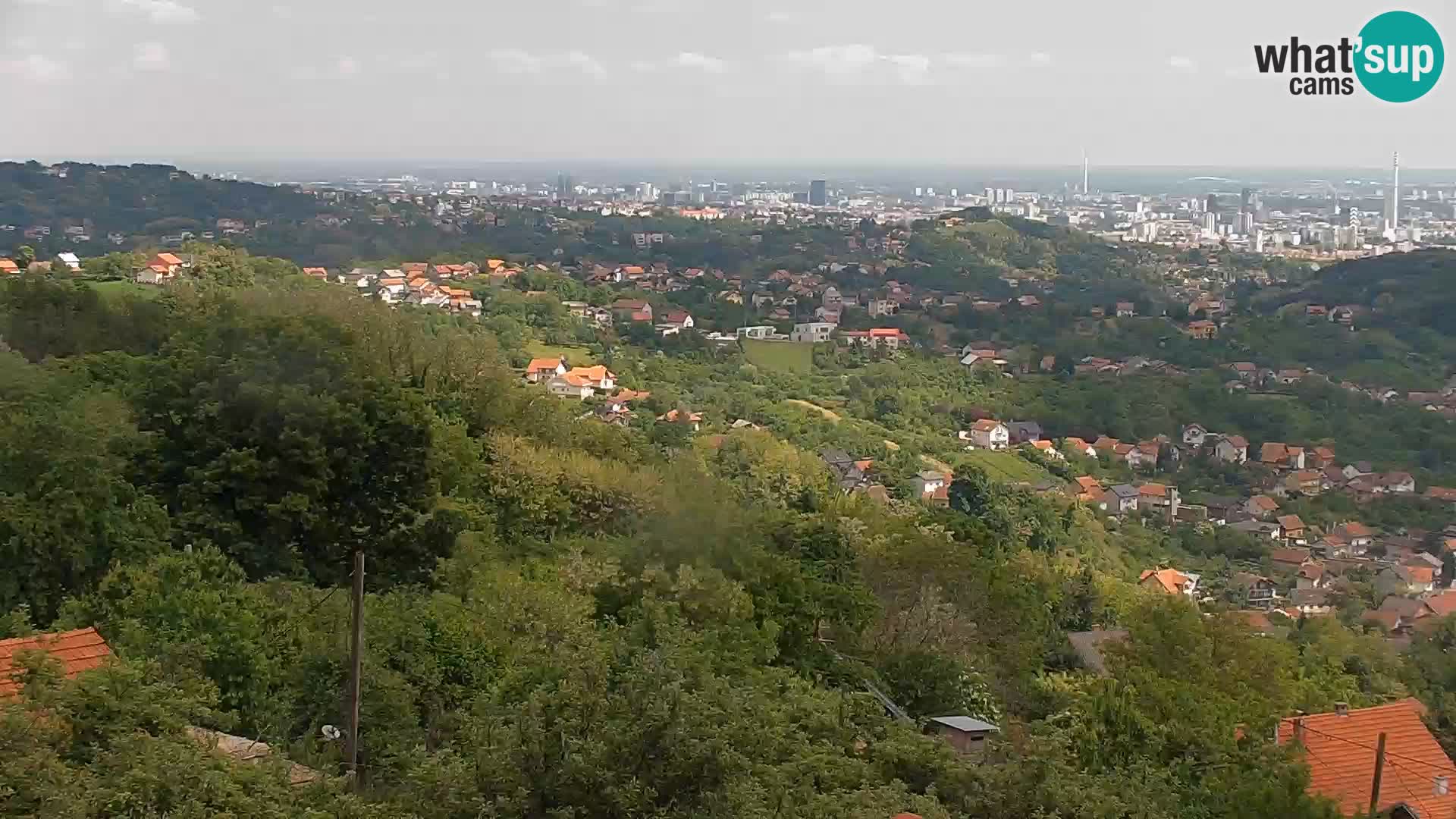 Panoramski pogled na Zagreb