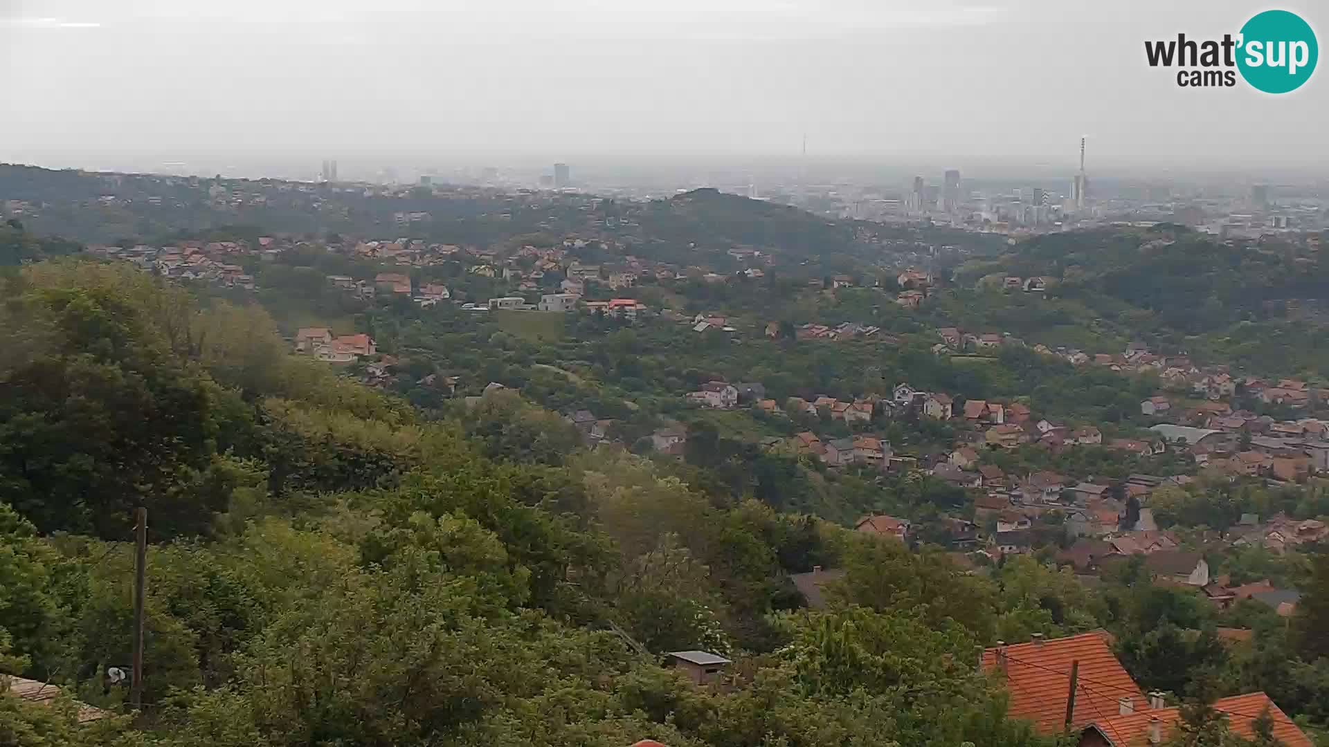 Panoramablick von Zagreb