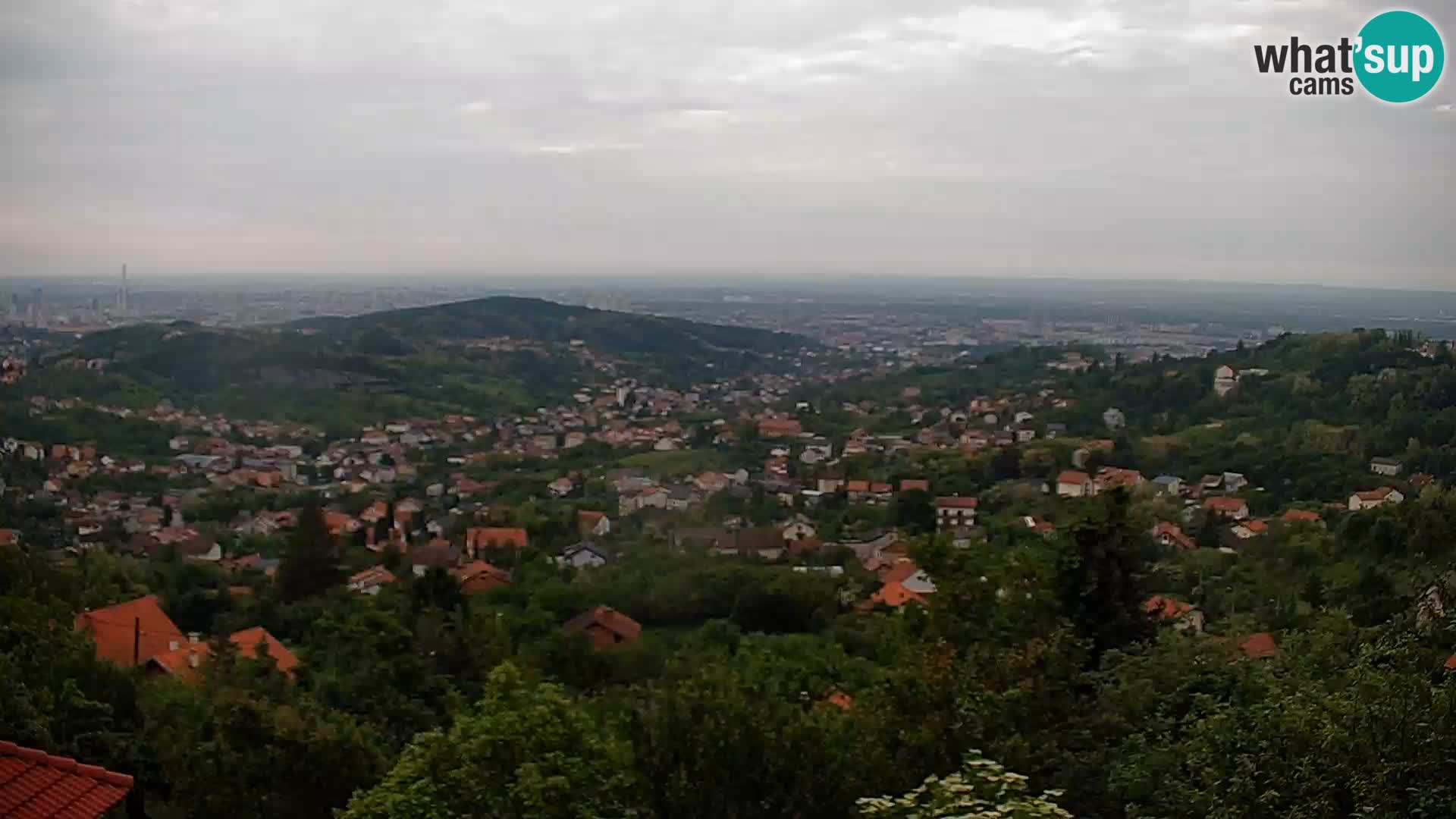 Panoramablick von Zagreb