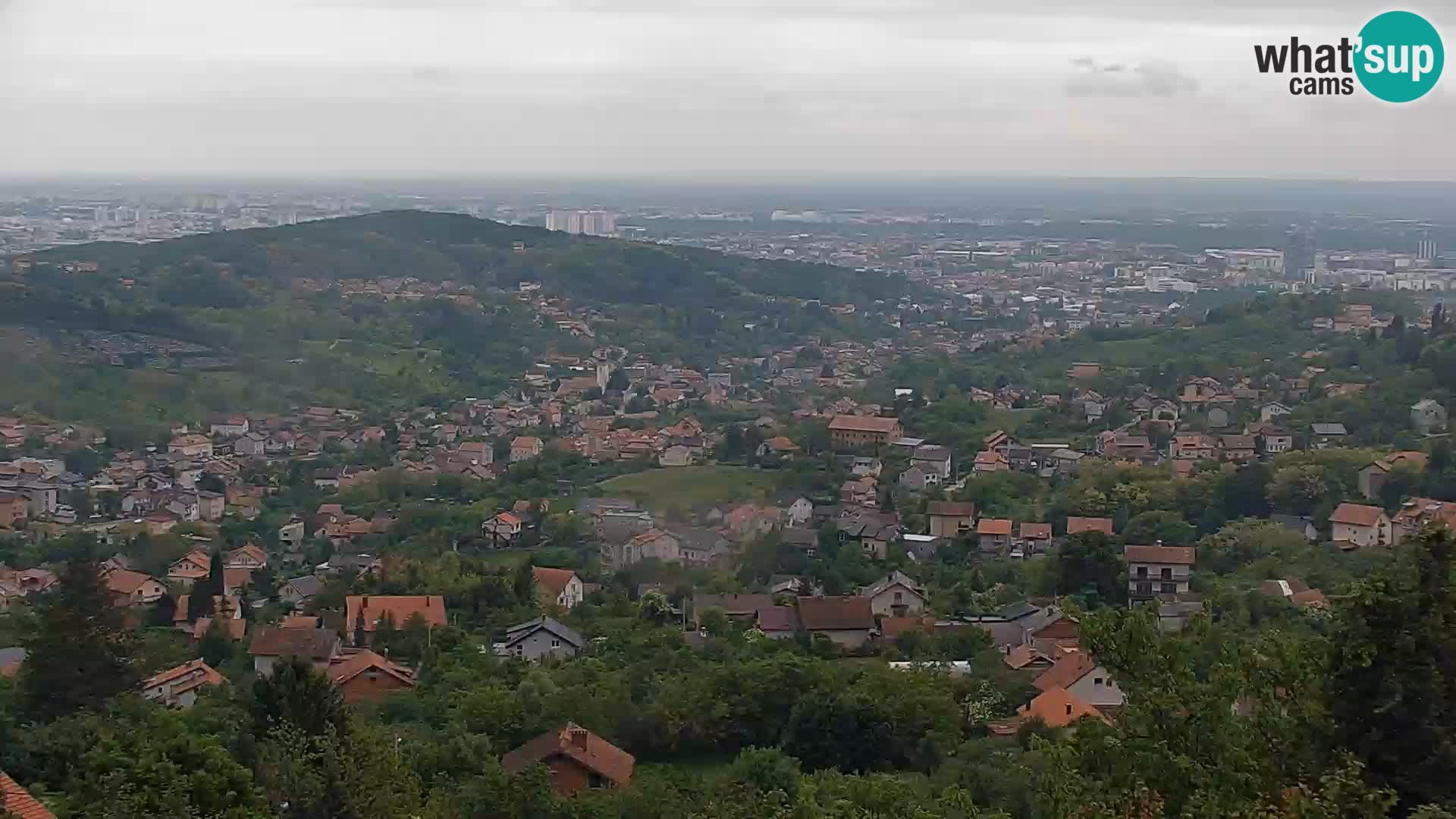 Vista panorámica de Zagreb