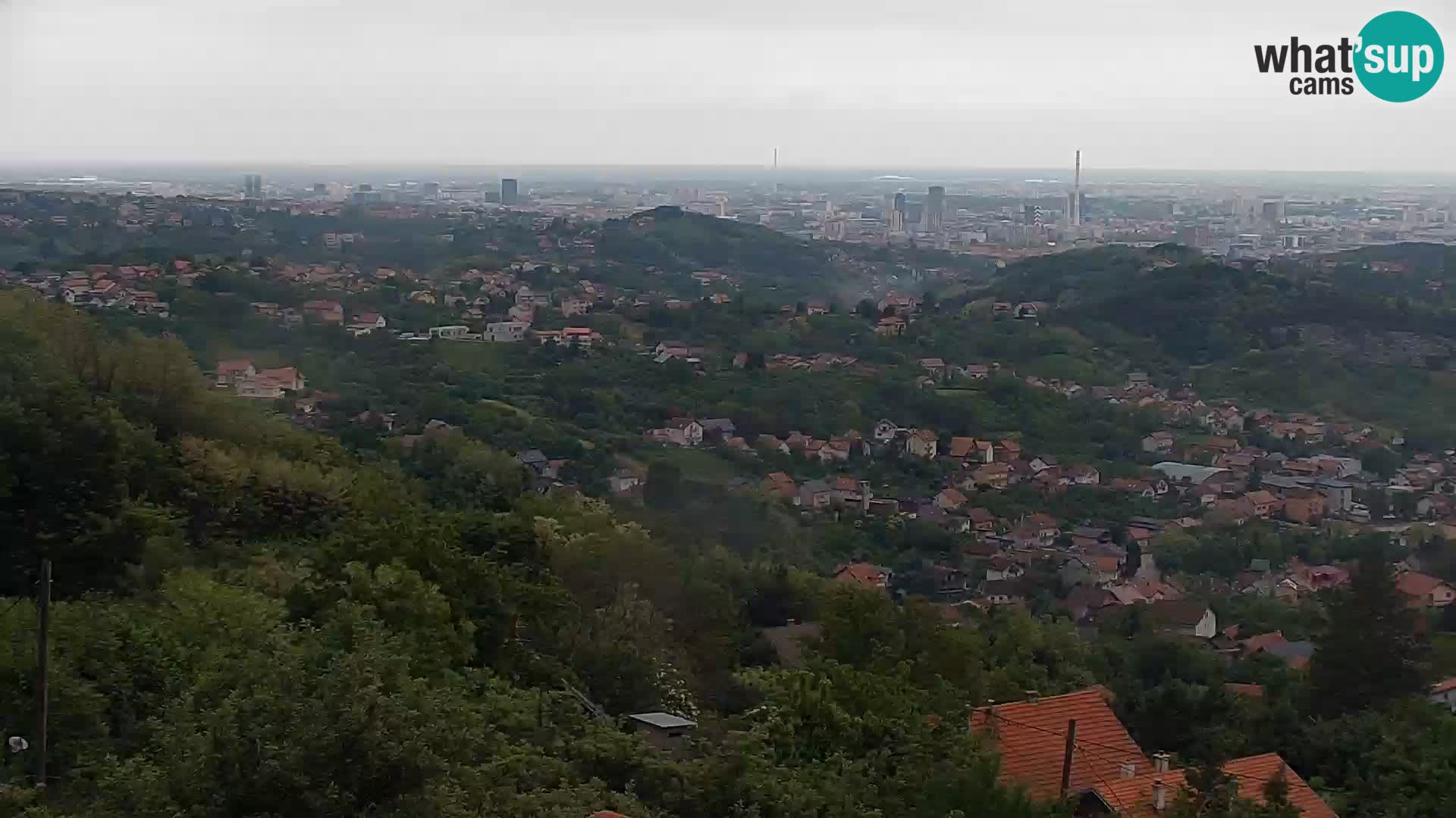 Vista panorámica de Zagreb
