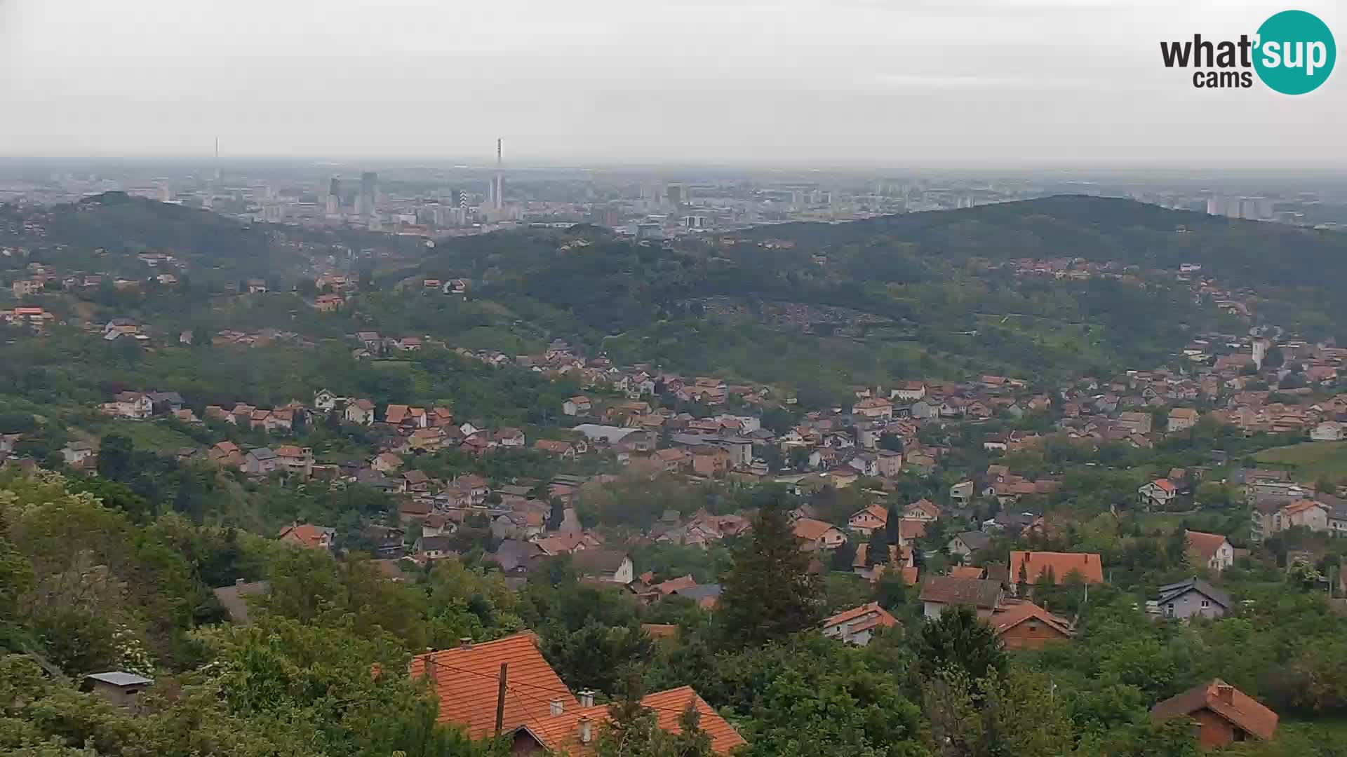Vista panorámica de Zagreb